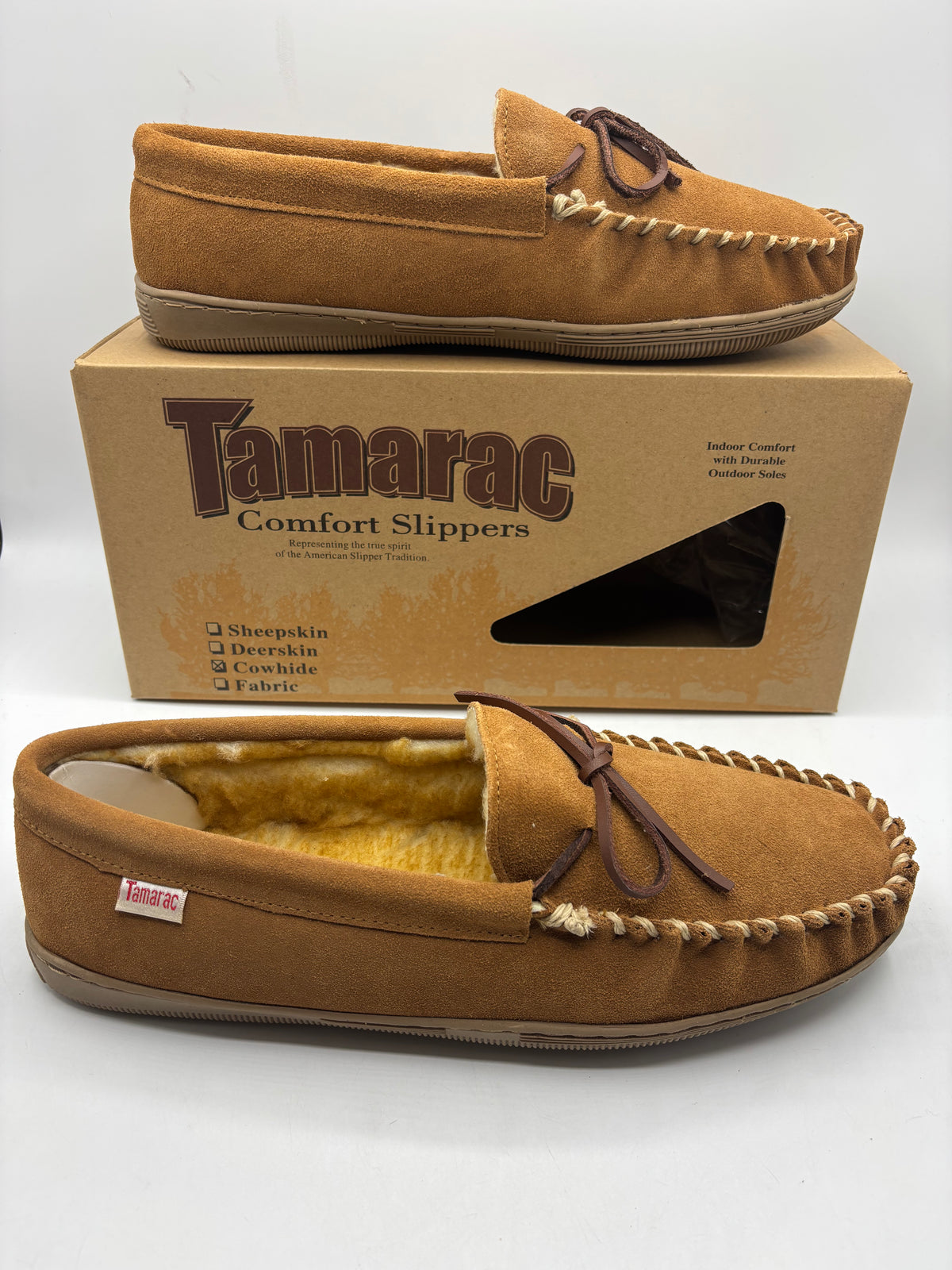 Tamarac Men’s comfort slipper moccasin (size 12)
