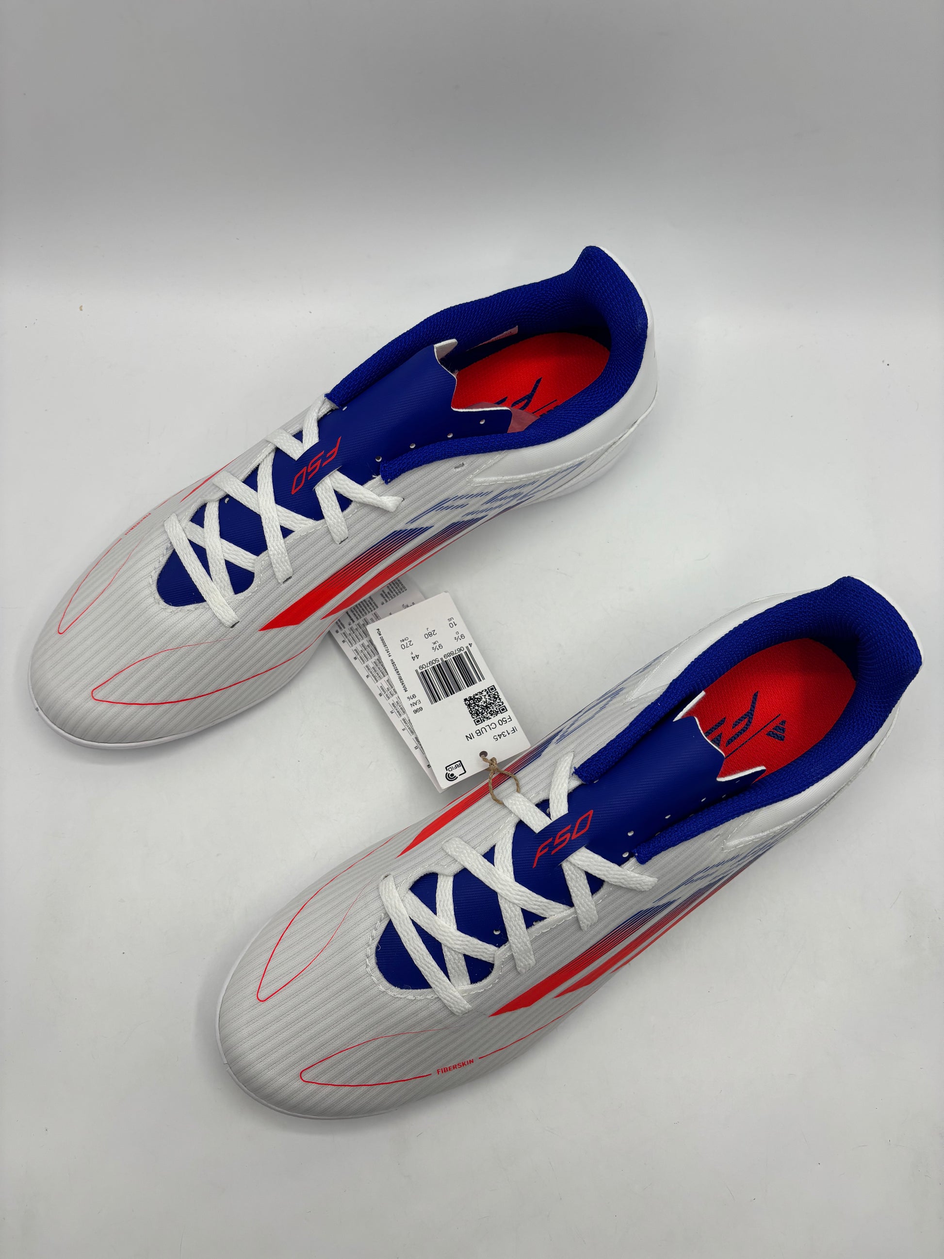 ADIDAS F50 CLUB INDOOR BOOTS (size 9.5)