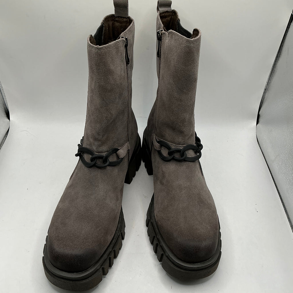 MARCO TOZZI suede chunky ankle boots