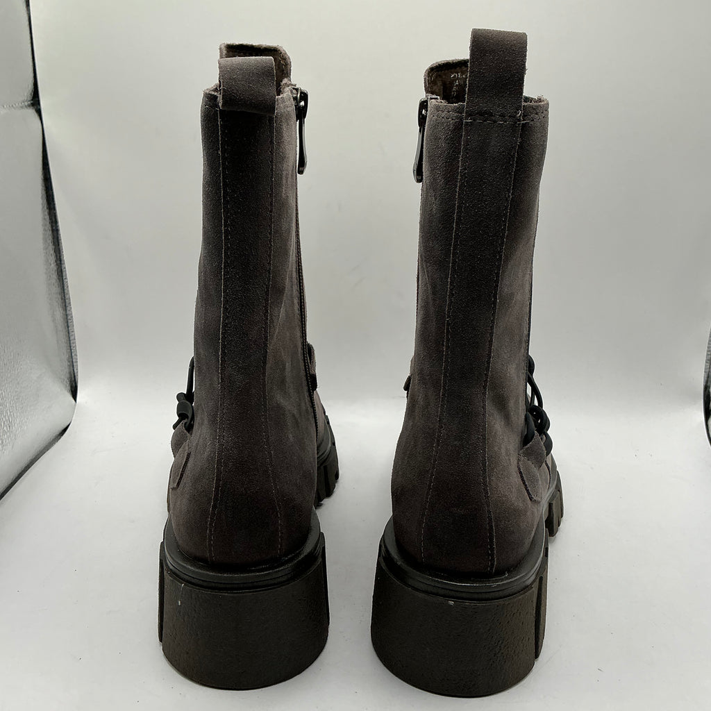 MARCO TOZZI suede chunky ankle boots