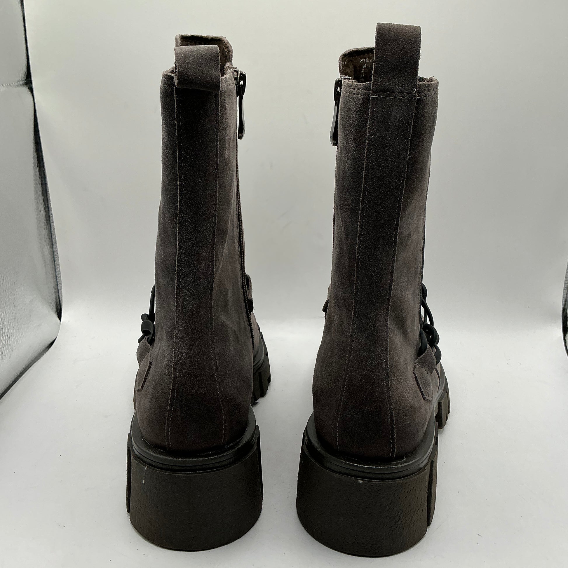 MARCO TOZZI suede chunky ankle boots