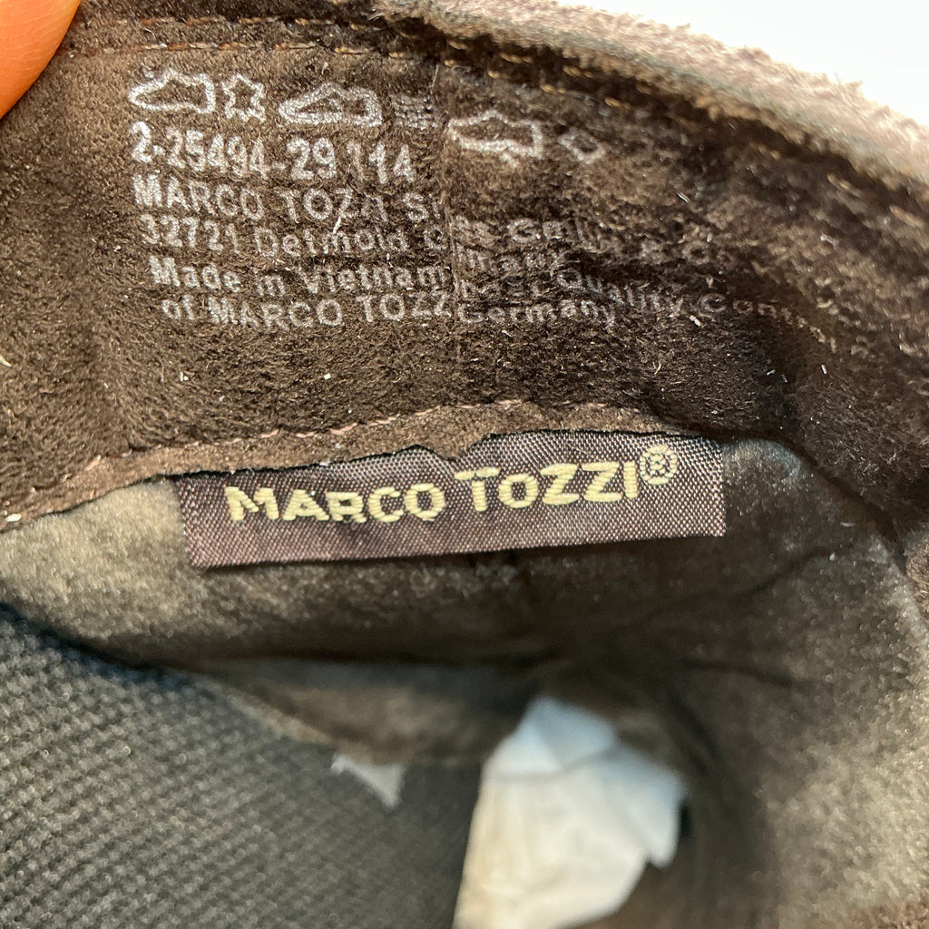 MARCO TOZZI suede chunky ankle boots