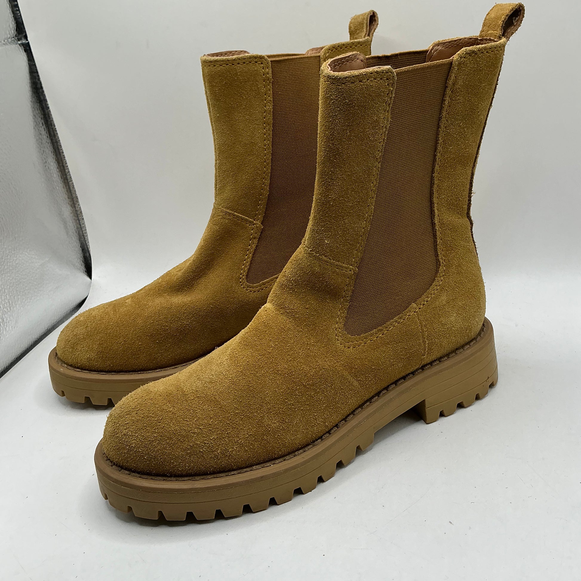 M & S insolia chunky suede ankle boots