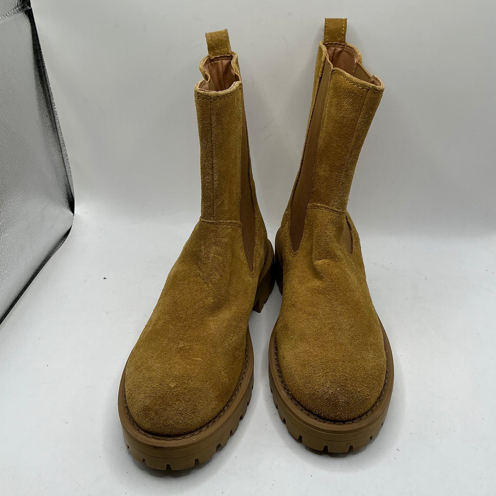 M & S insolia chunky suede ankle boots