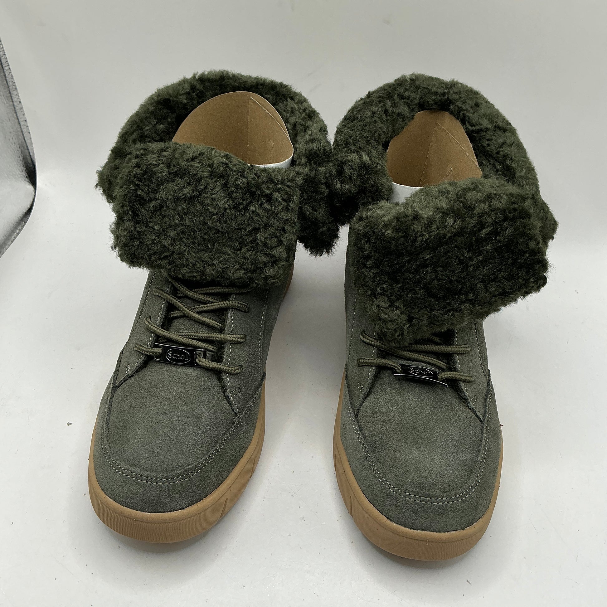 Scholl Stelvio Suede Ankle Boots