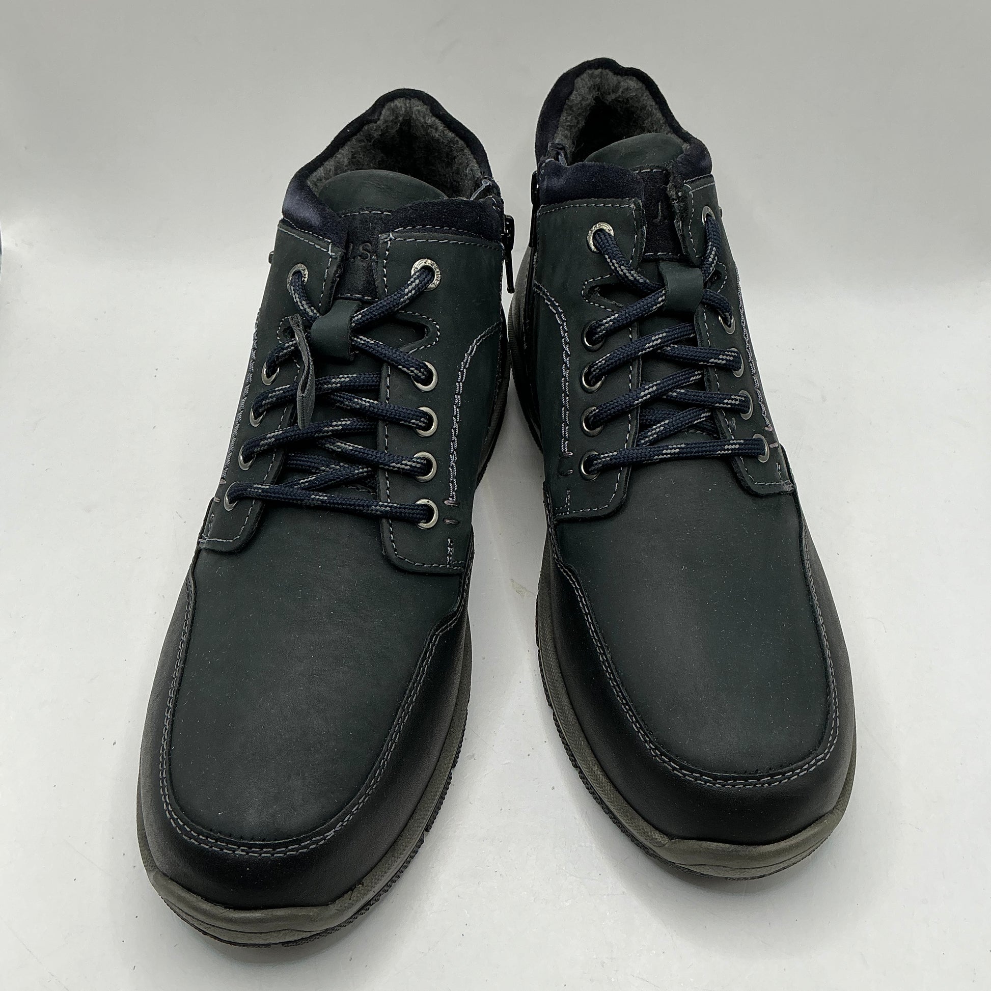 Josef Seibel ‘Lenny’ navy Nubuck leather boots