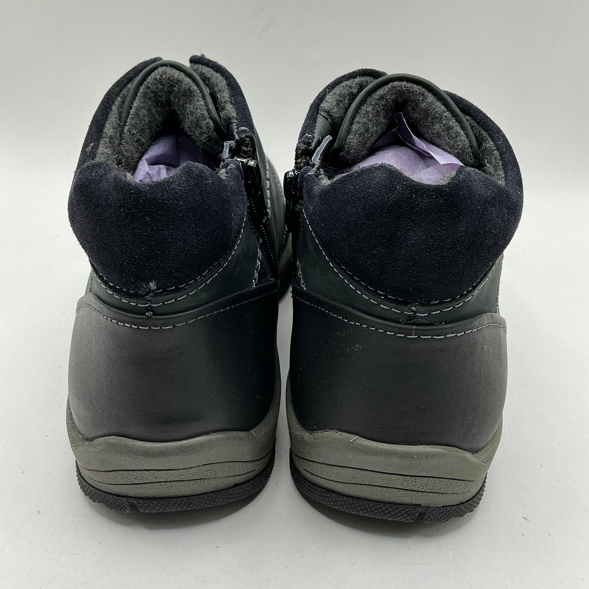 Josef Seibel ‘Lenny’ navy Nubuck leather boots