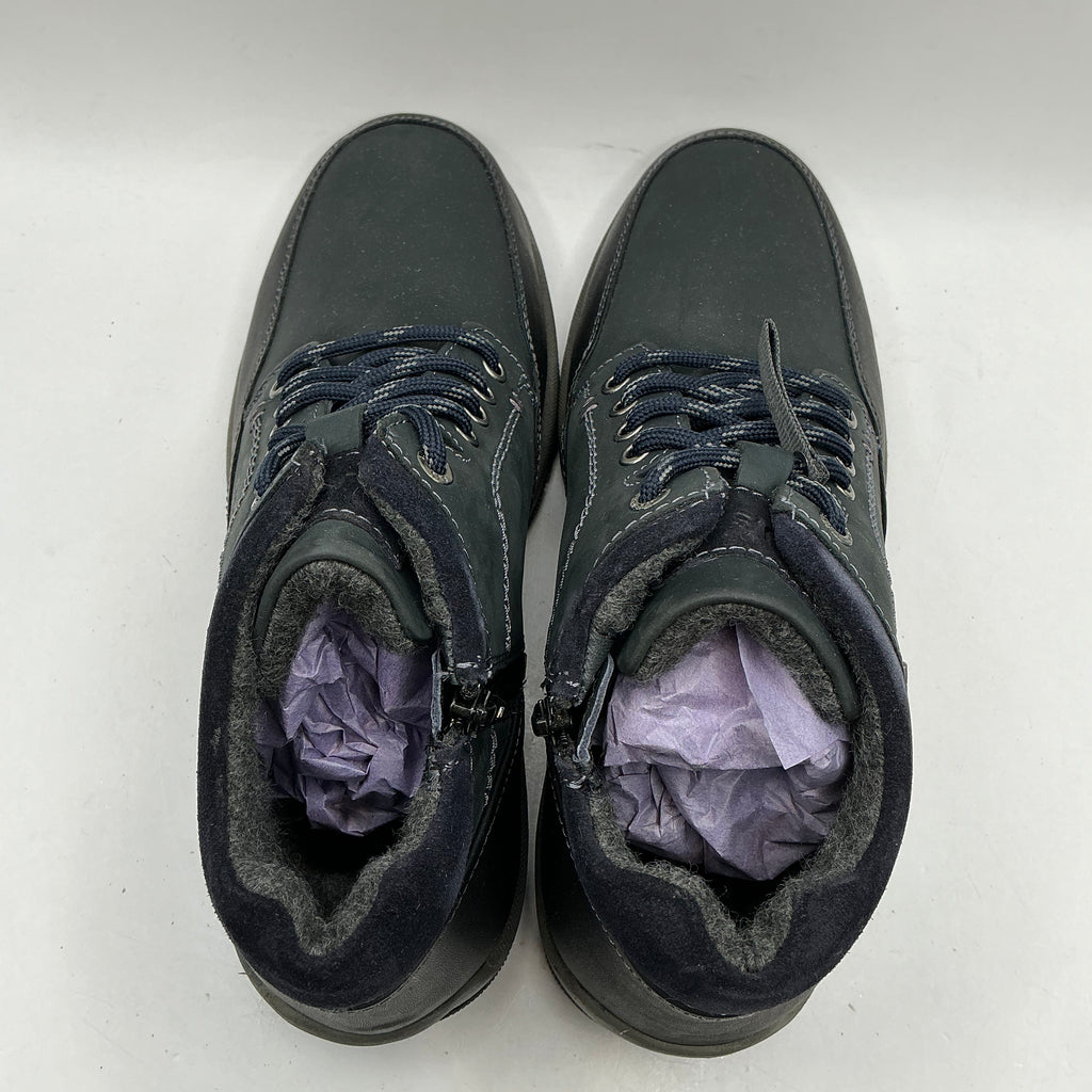 Josef Seibel ‘Lenny’ navy Nubuck leather boots