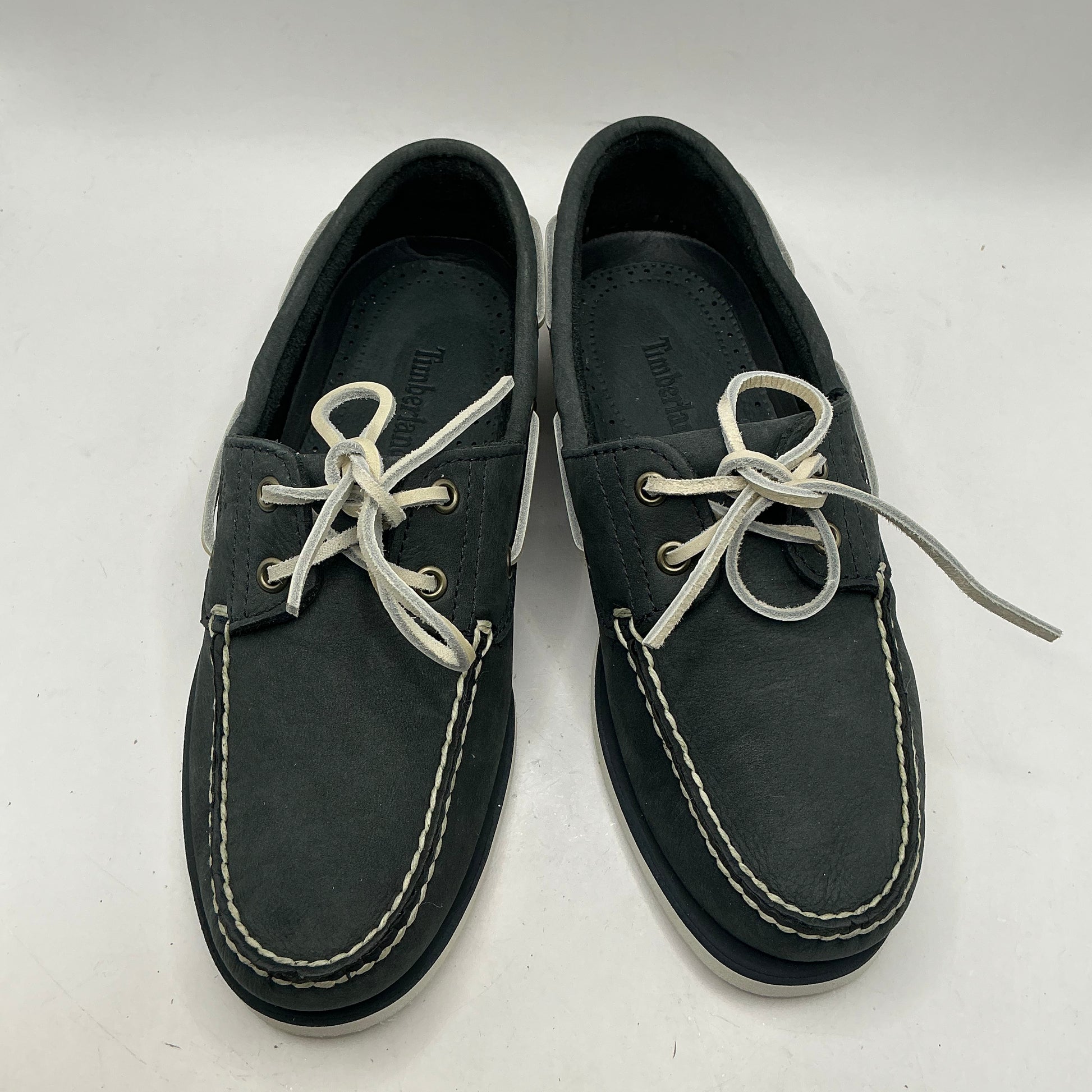 Timberland Navy Nubuck Classic Boat Shoes