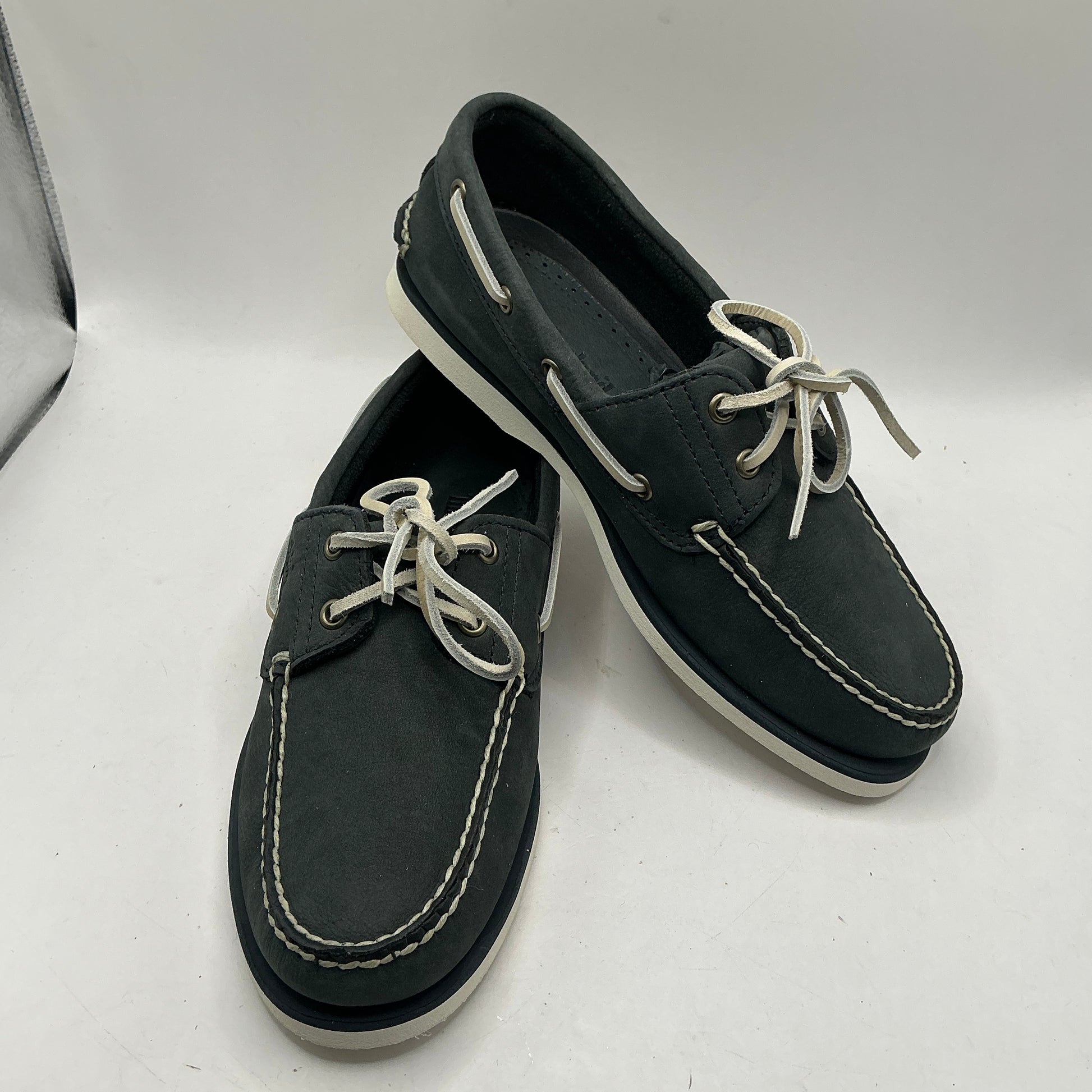 Timberland Navy Nubuck Classic Boat Shoes