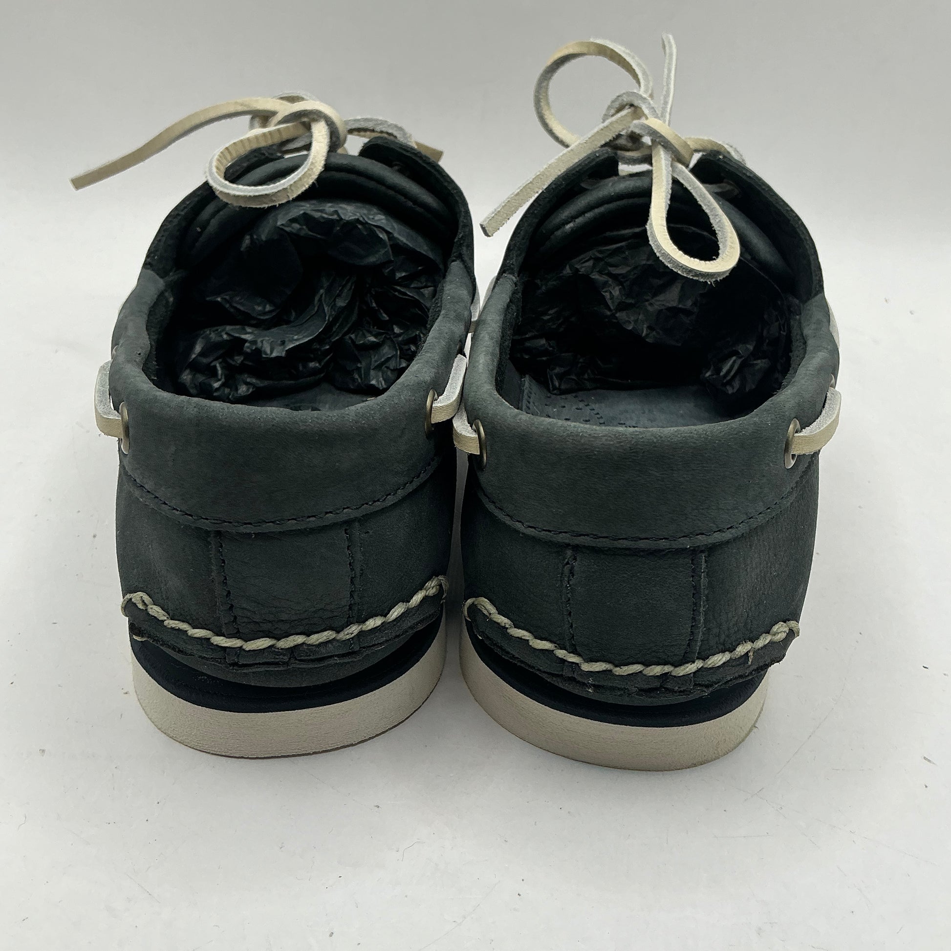 Timberland Navy Nubuck Classic Boat Shoes