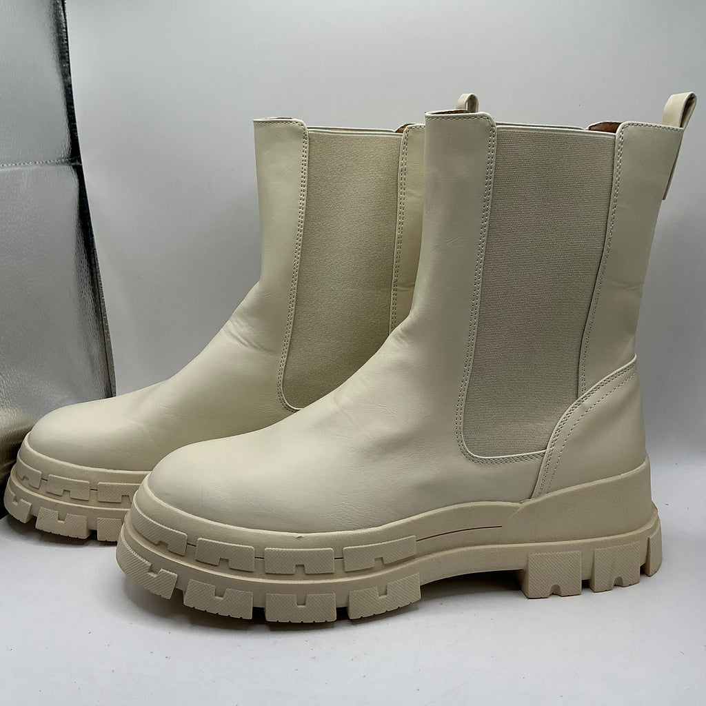 Even&Odd Wide Fit Chunky ankle Boots