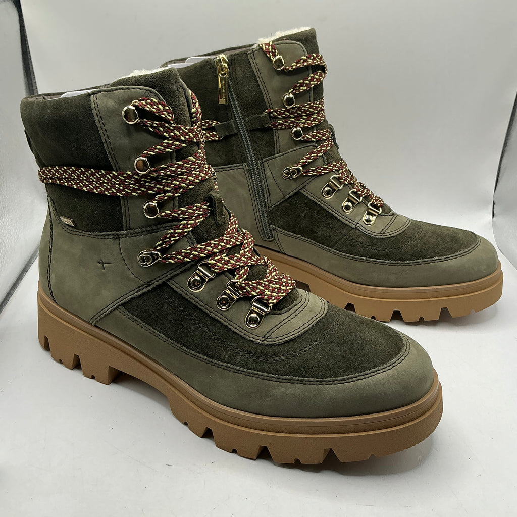 Tamaris comfort leather and suede ankle boots