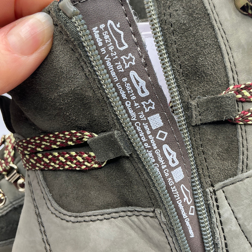 Tamaris comfort leather and suede ankle boots