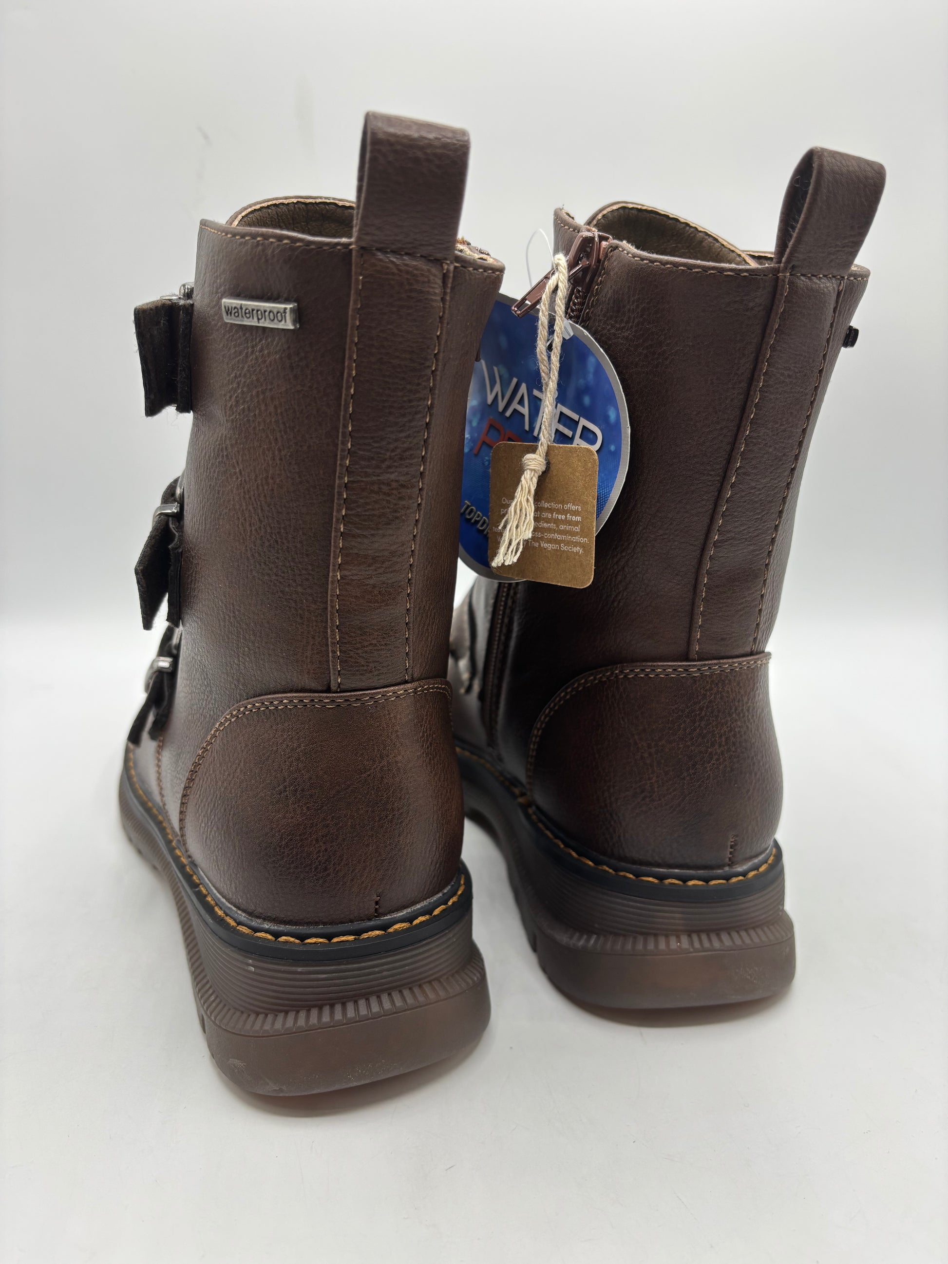 Westland Peyton 07 brown waterproof ankle biker boots (3)