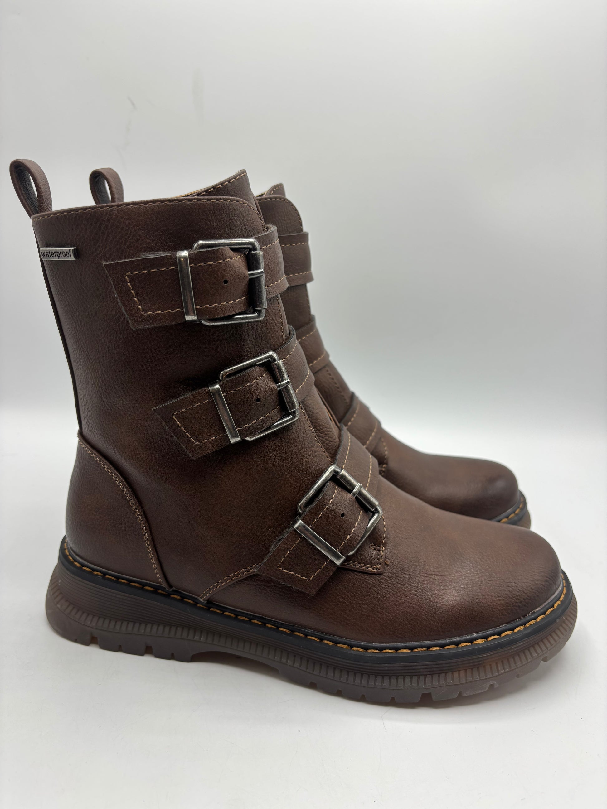 Westland Peyton 07 brown waterproof ankle biker boots (3)