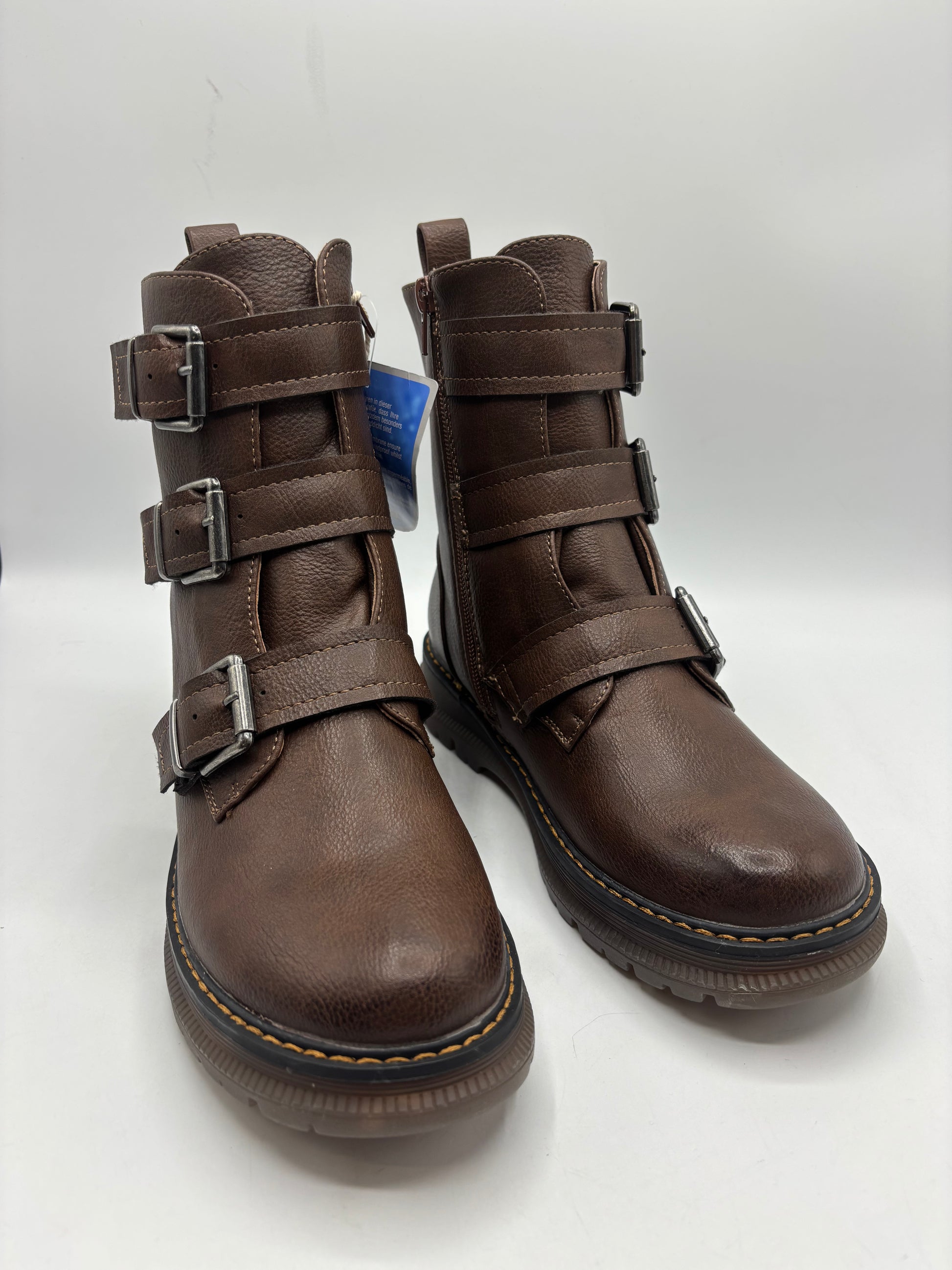 Westland Peyton 07 brown waterproof ankle biker boots (3)