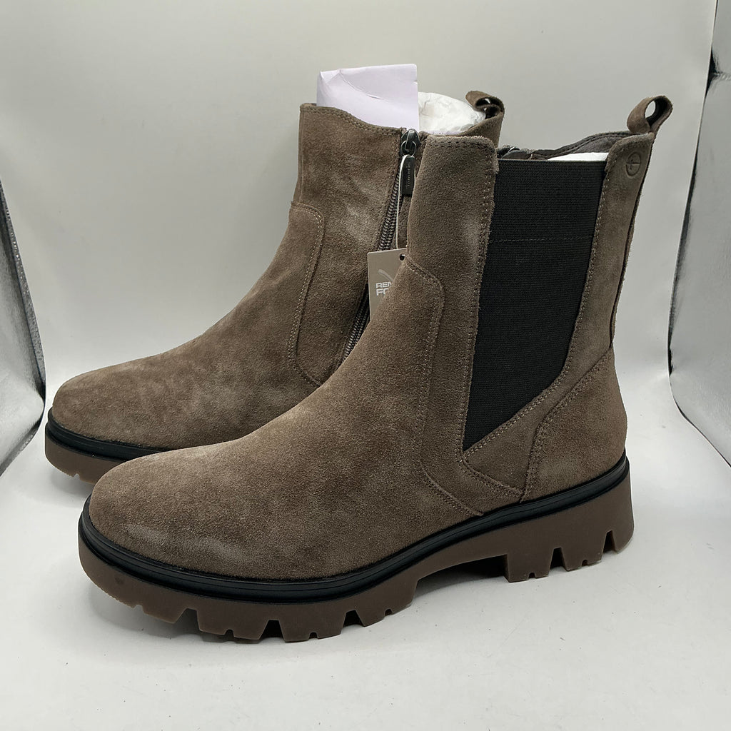 Tamaris comfort, Pepper, suede Chelsea boot