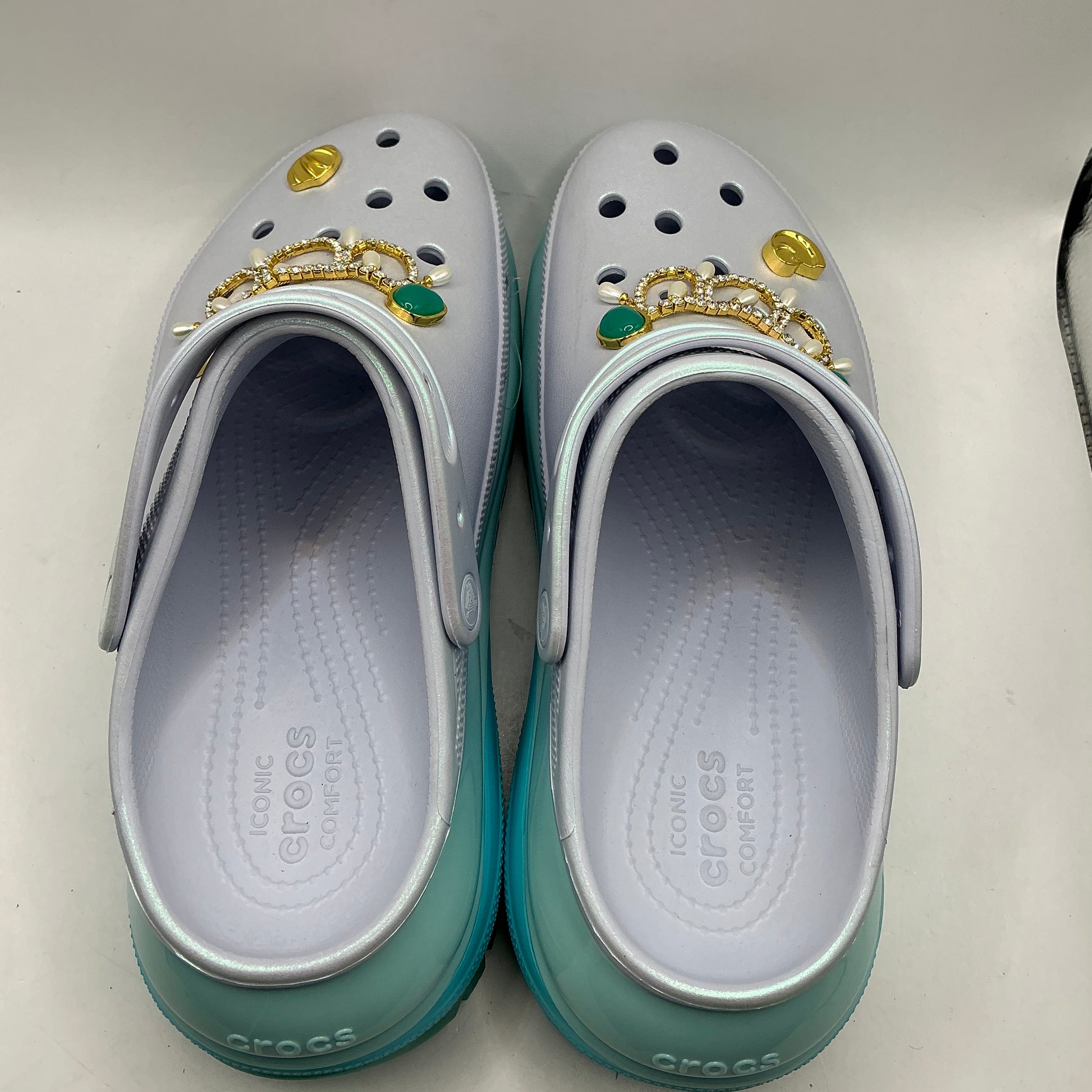 Crocs Classic Mega Crush Clogs, Sea Friends - dreamscape, unisex pool slides