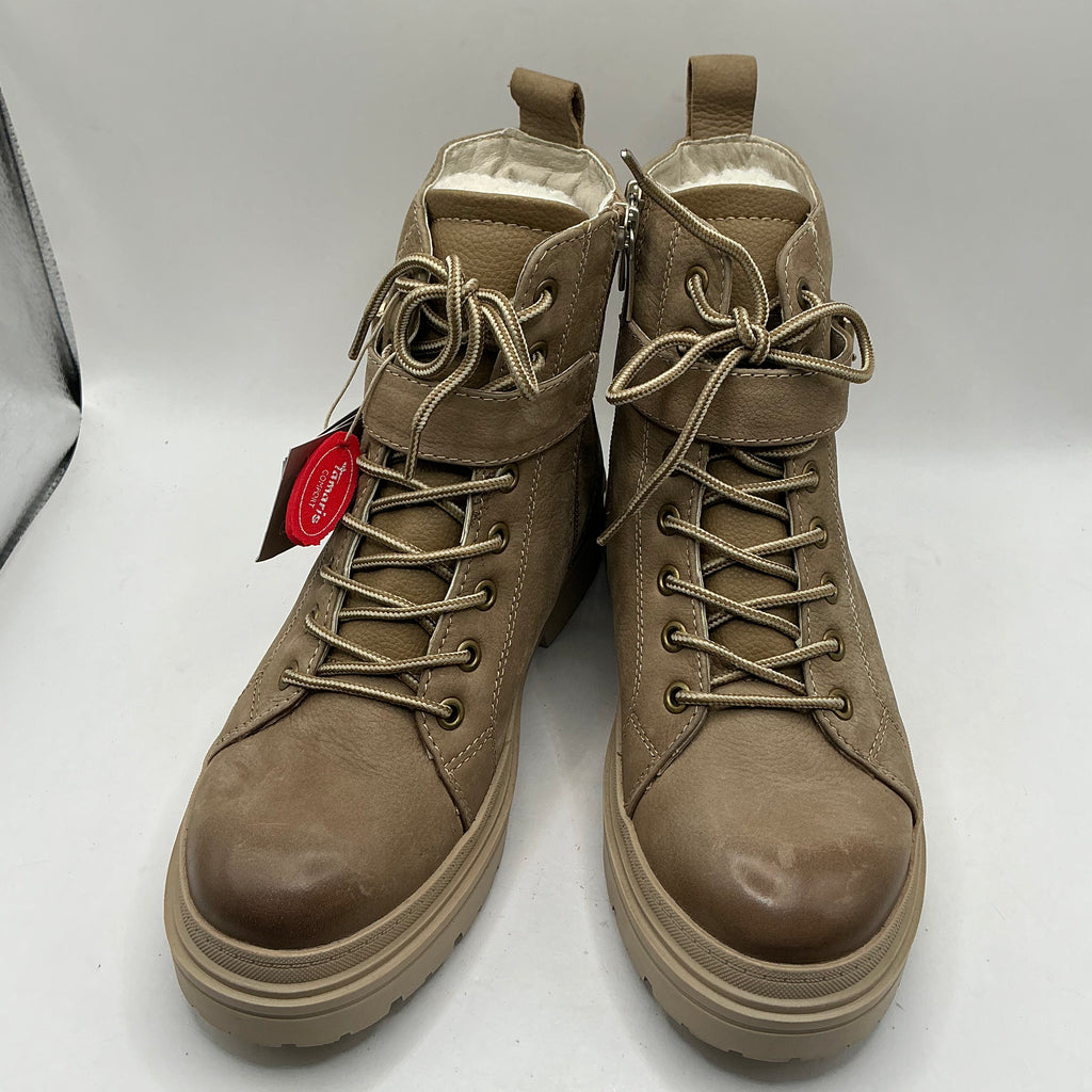 Tamaris comfort, Camel Leather ankle boots