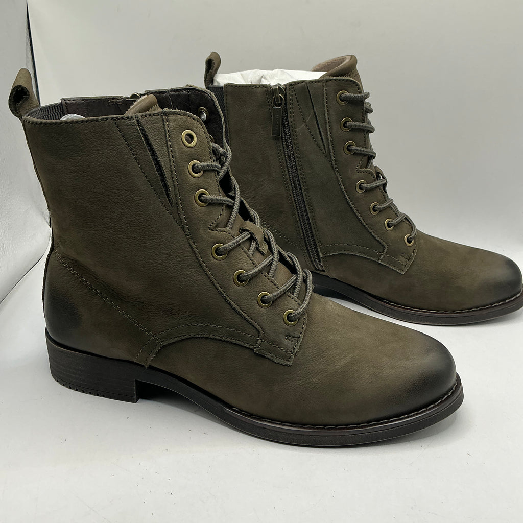 Tamaris comfort Olive Nubuck ankle boots