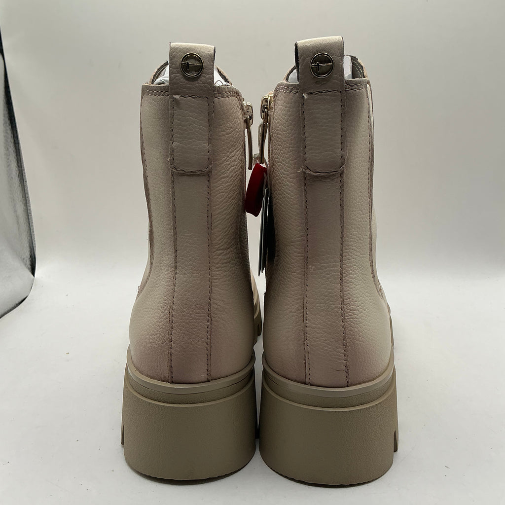 Tamaris comfort ivory chunky boot