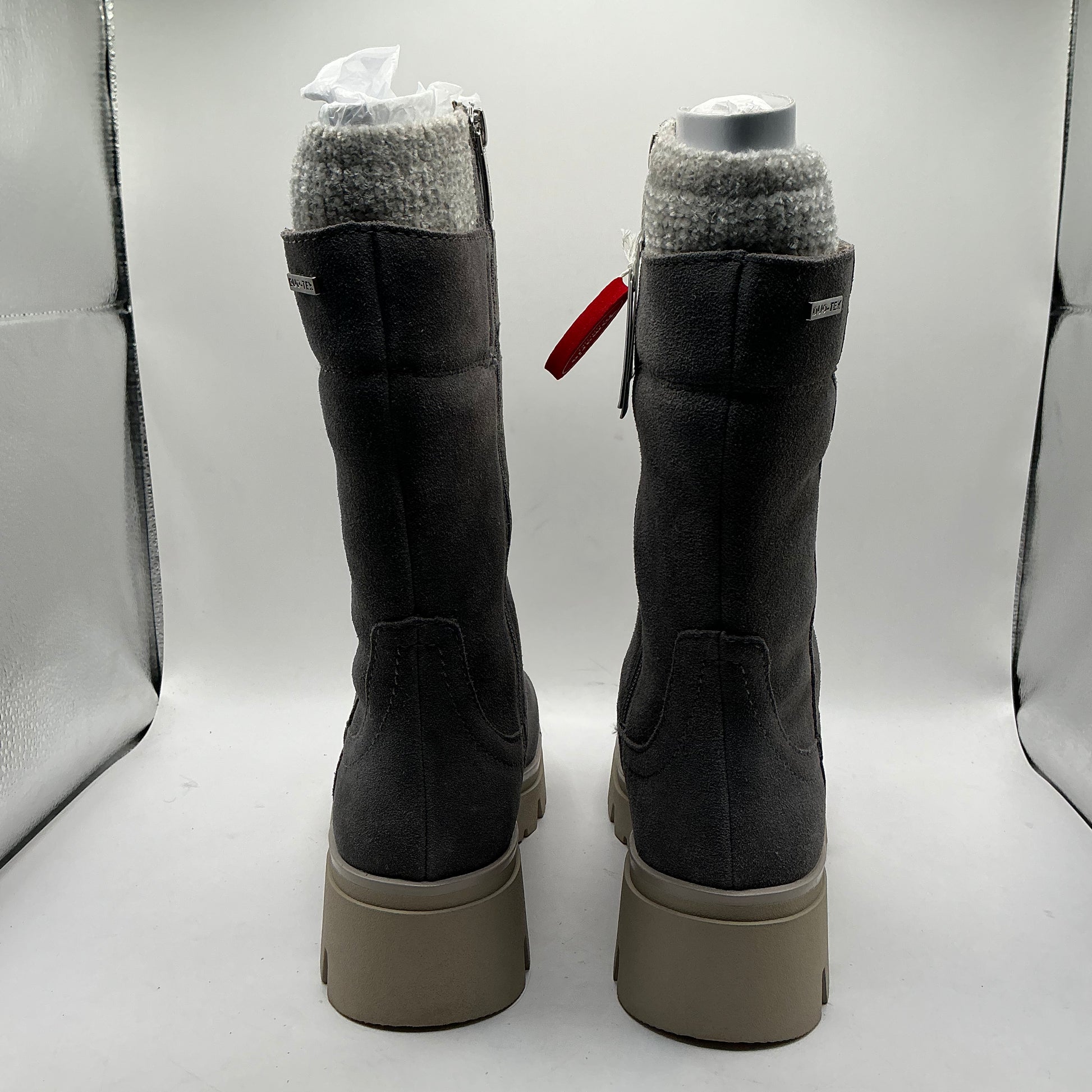 Tamaris comfort graphite suede mid calf boots