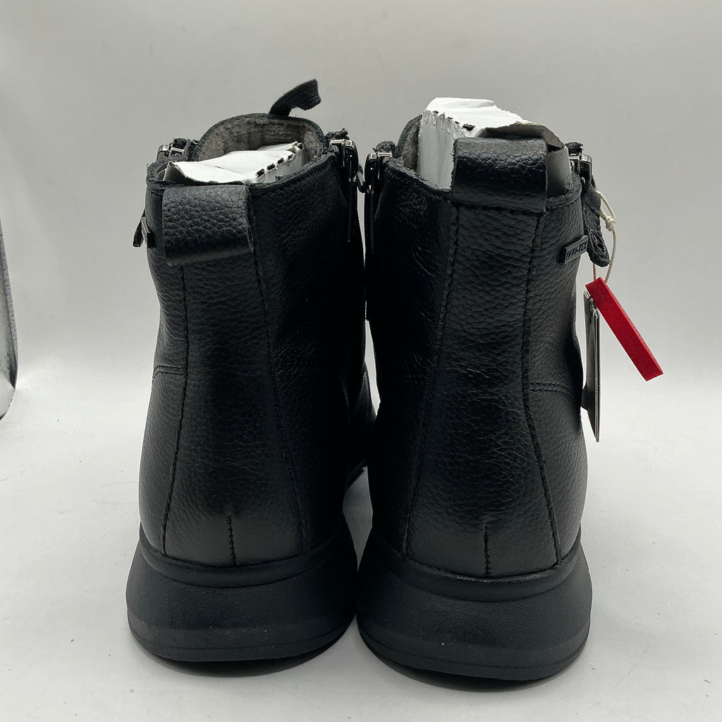 Tamaris comfort black leather ankle boots