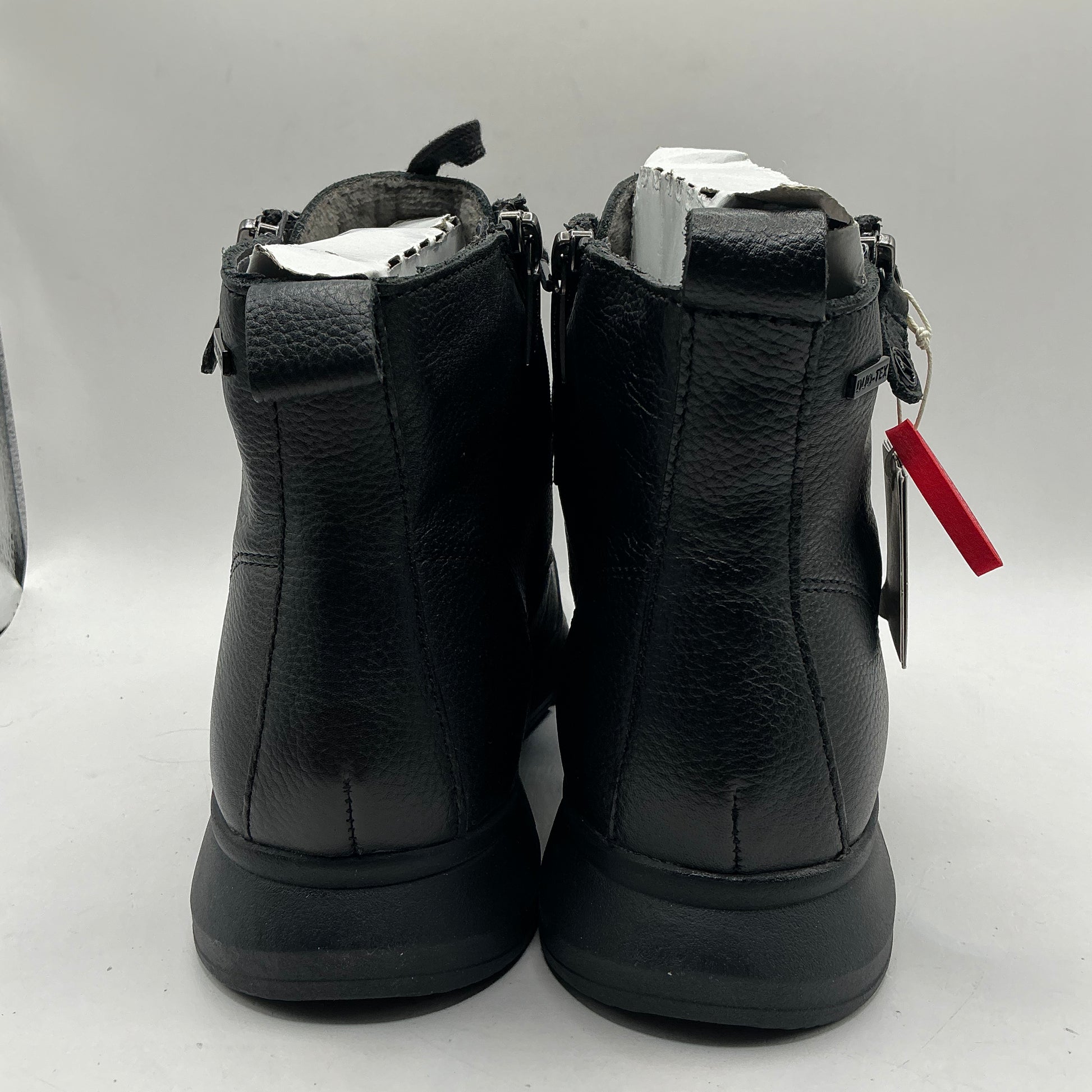 Tamaris comfort black leather ankle boots