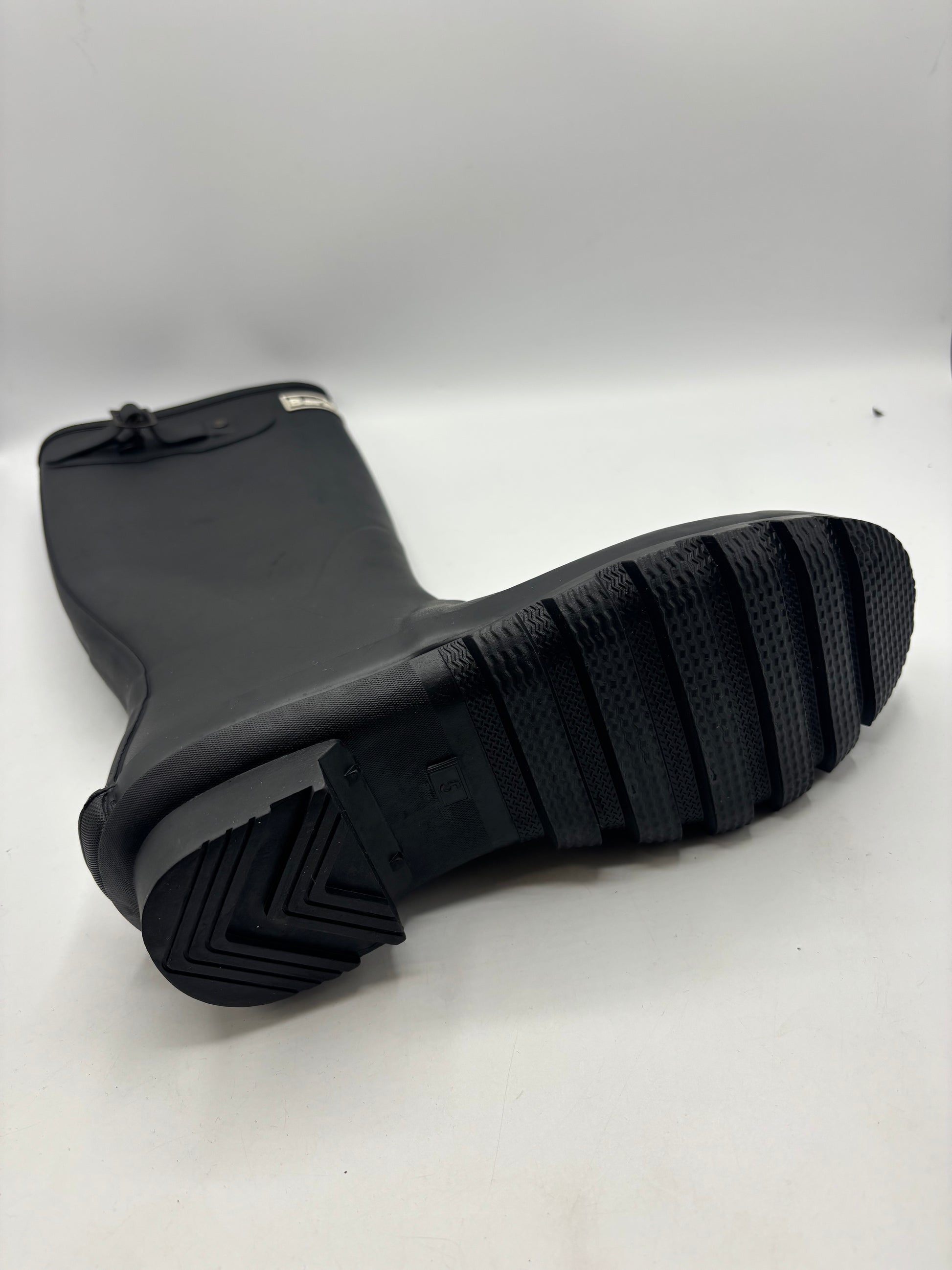 Barbour “bede” black wellington knee boots (4,5,6,7)