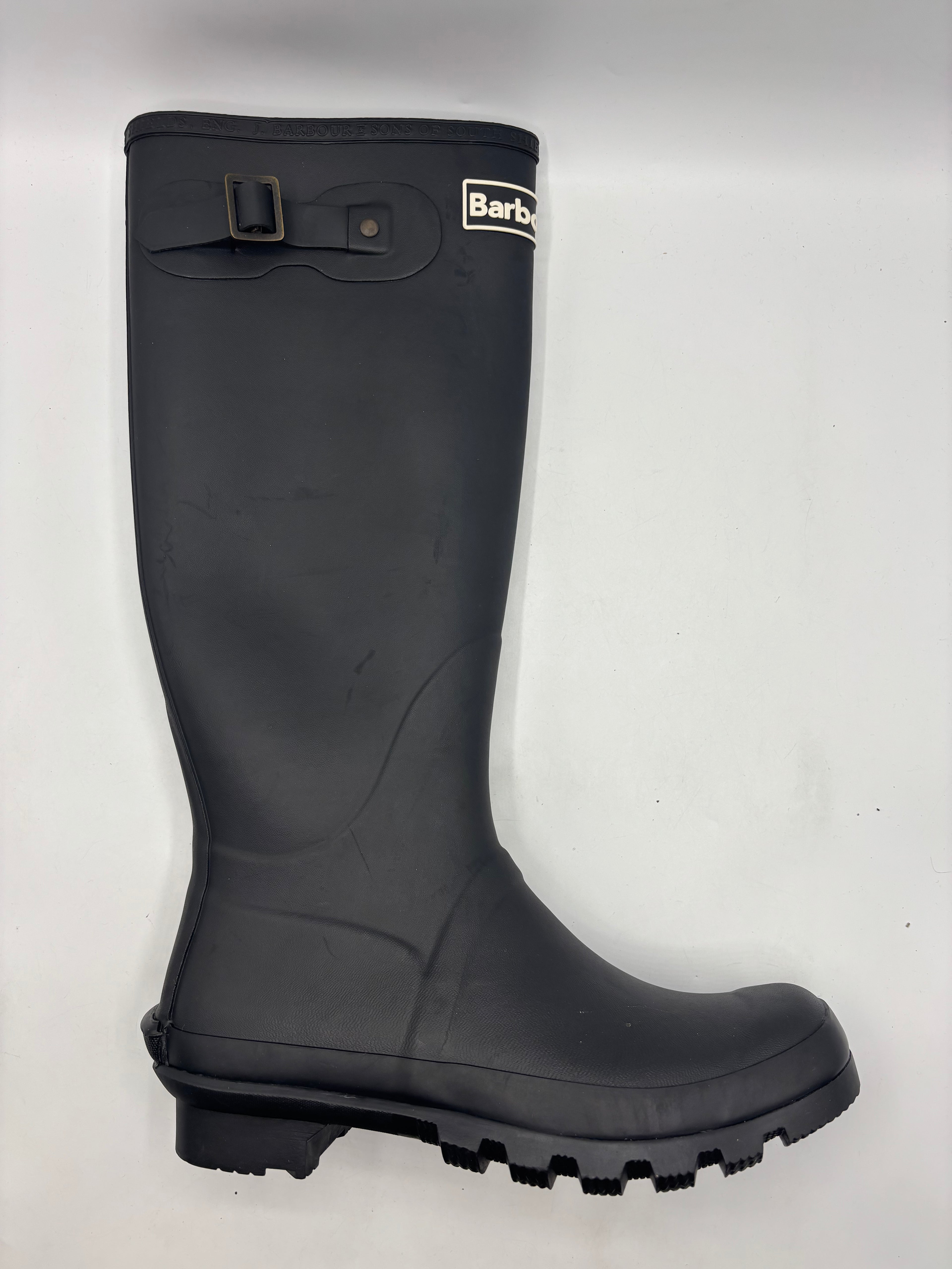 Barbour “bede” black wellington knee boots (4,5,6,7)