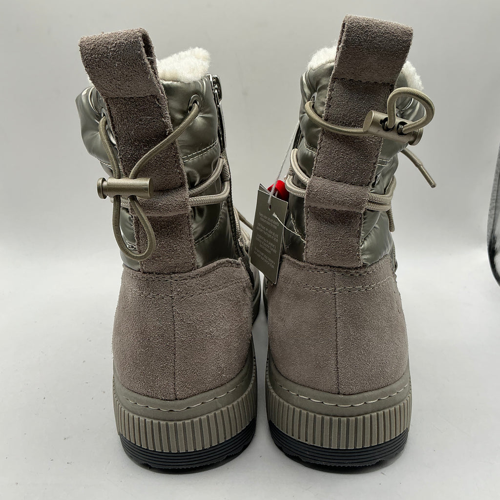 Tamaris light grey/metalic winter boots