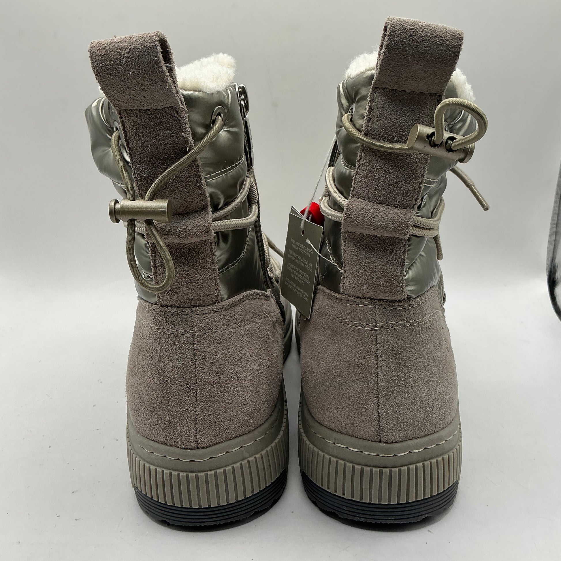 Tamaris light grey/metalic winter boots