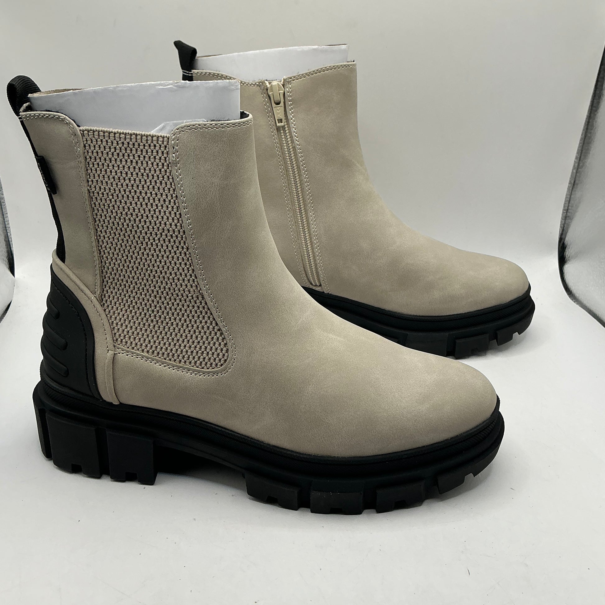 S.Oliver light beige ankle boots