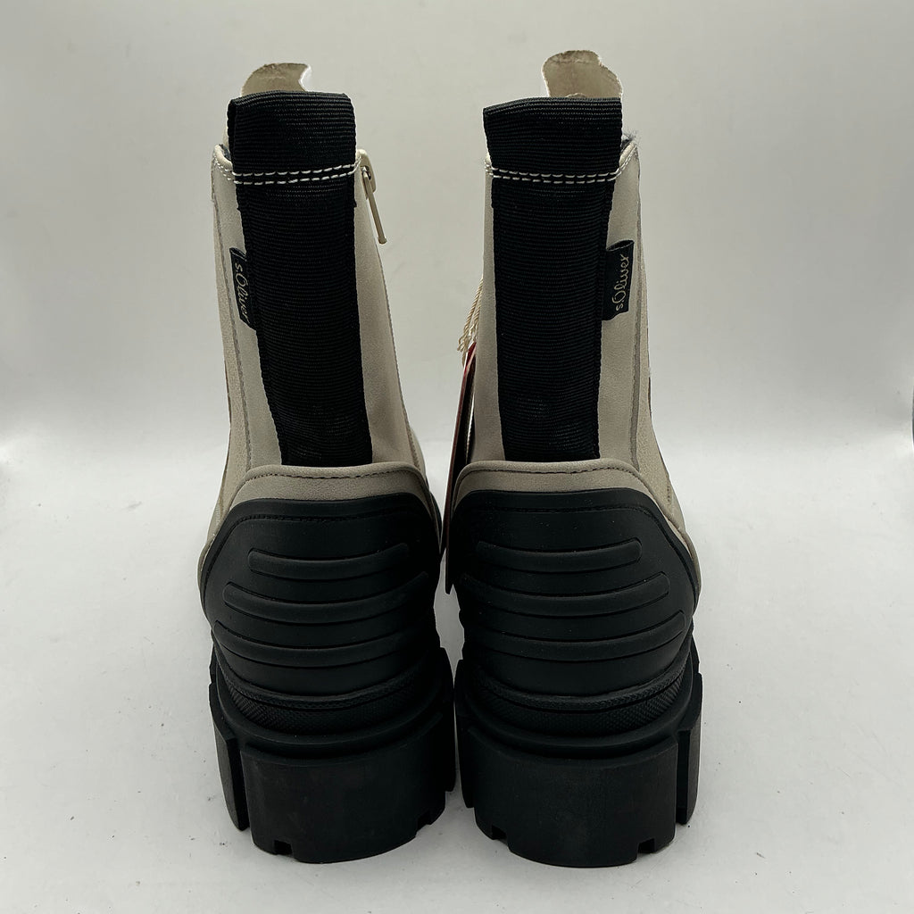 S.Oliver light beige ankle boots