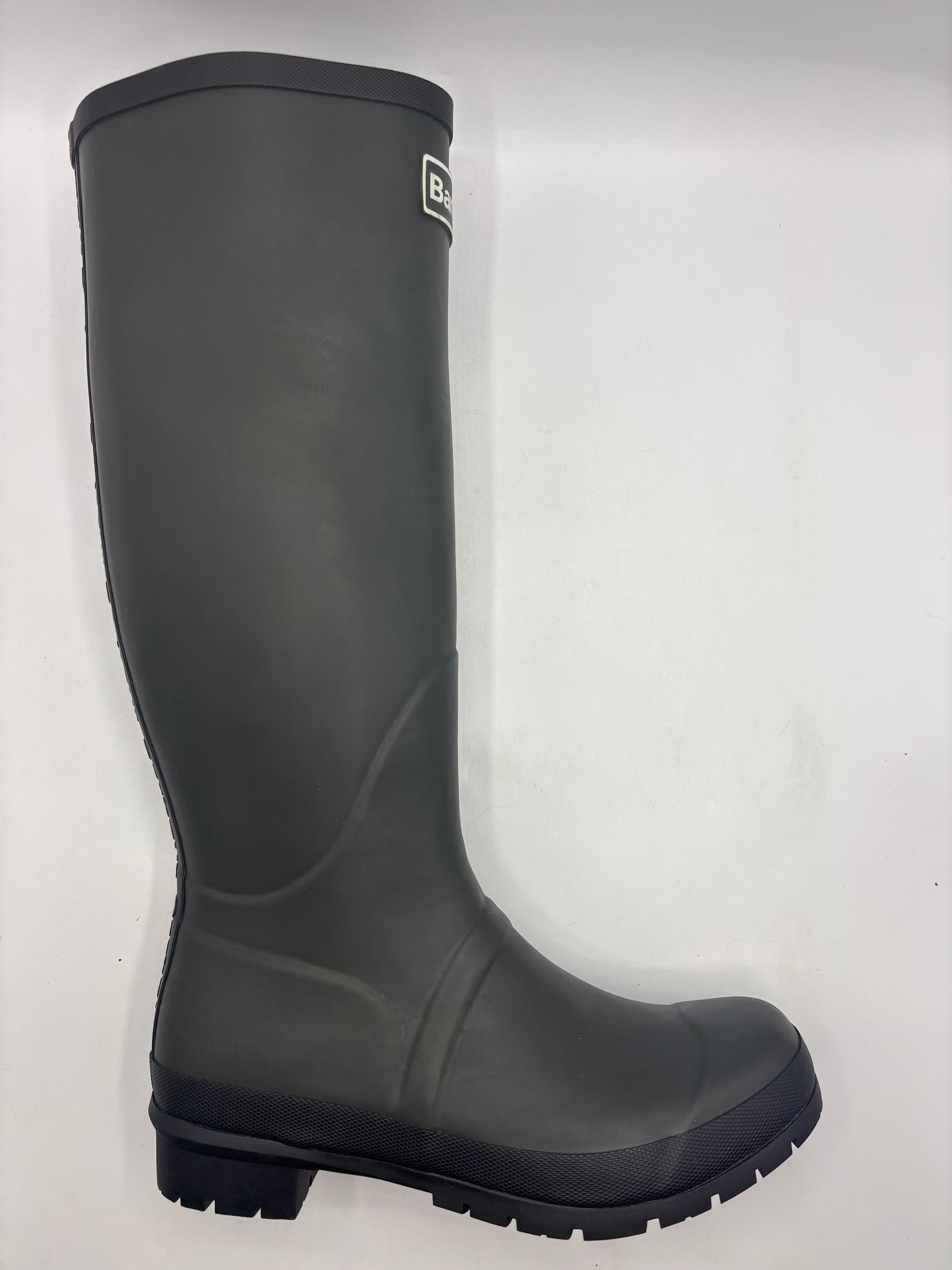 Barbour “abbey” green wellington boots (4,7)
