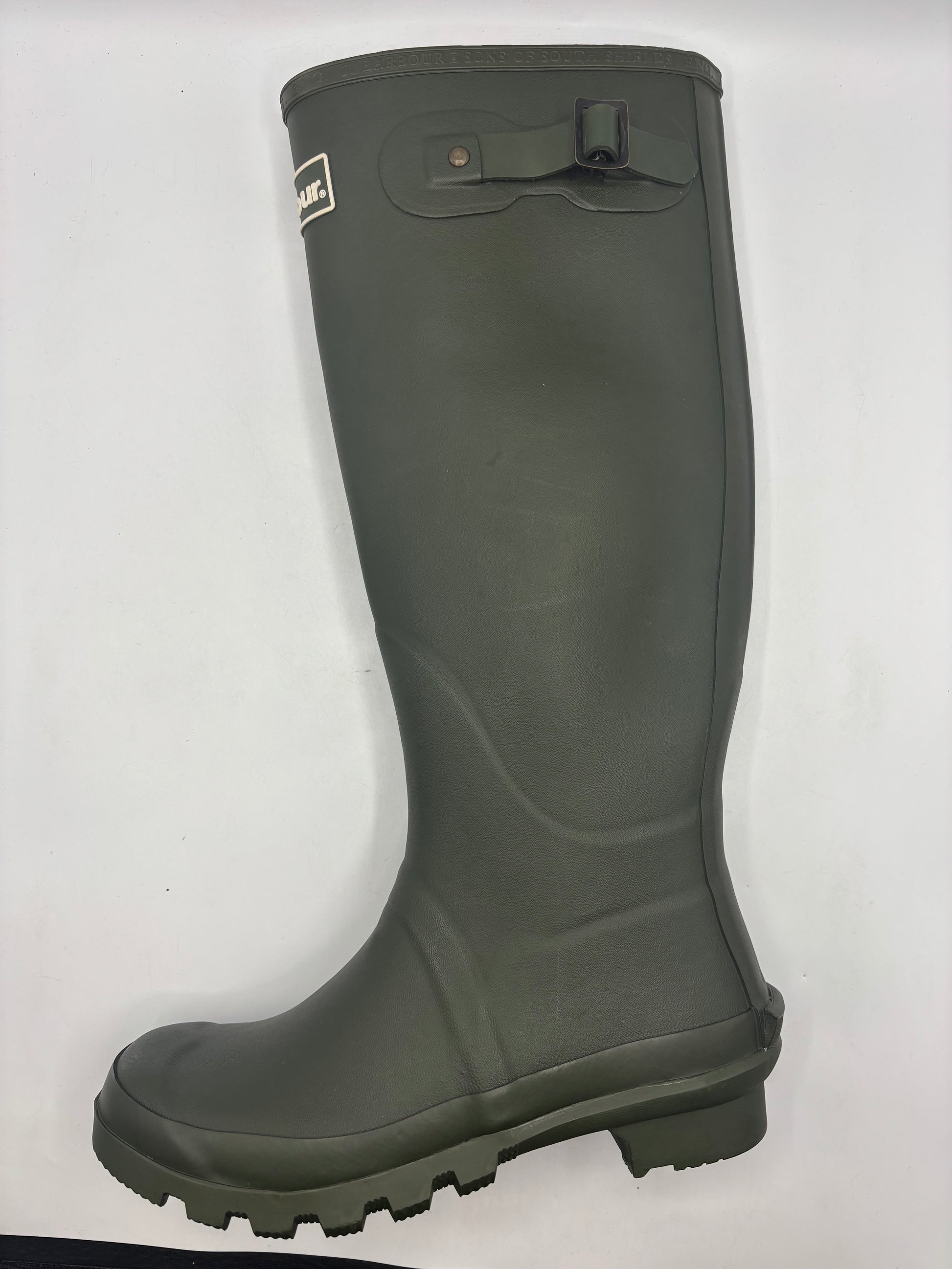 Barbour “bede” green wellington boots (4,5,6)