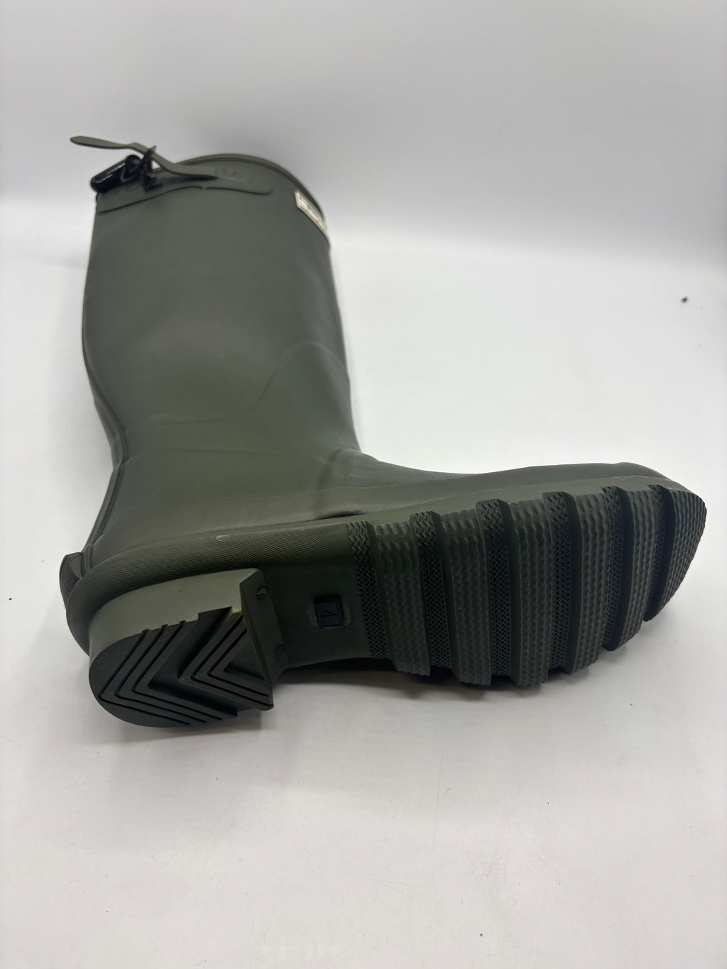 Barbour “bede” green wellington boots (4,5,6)