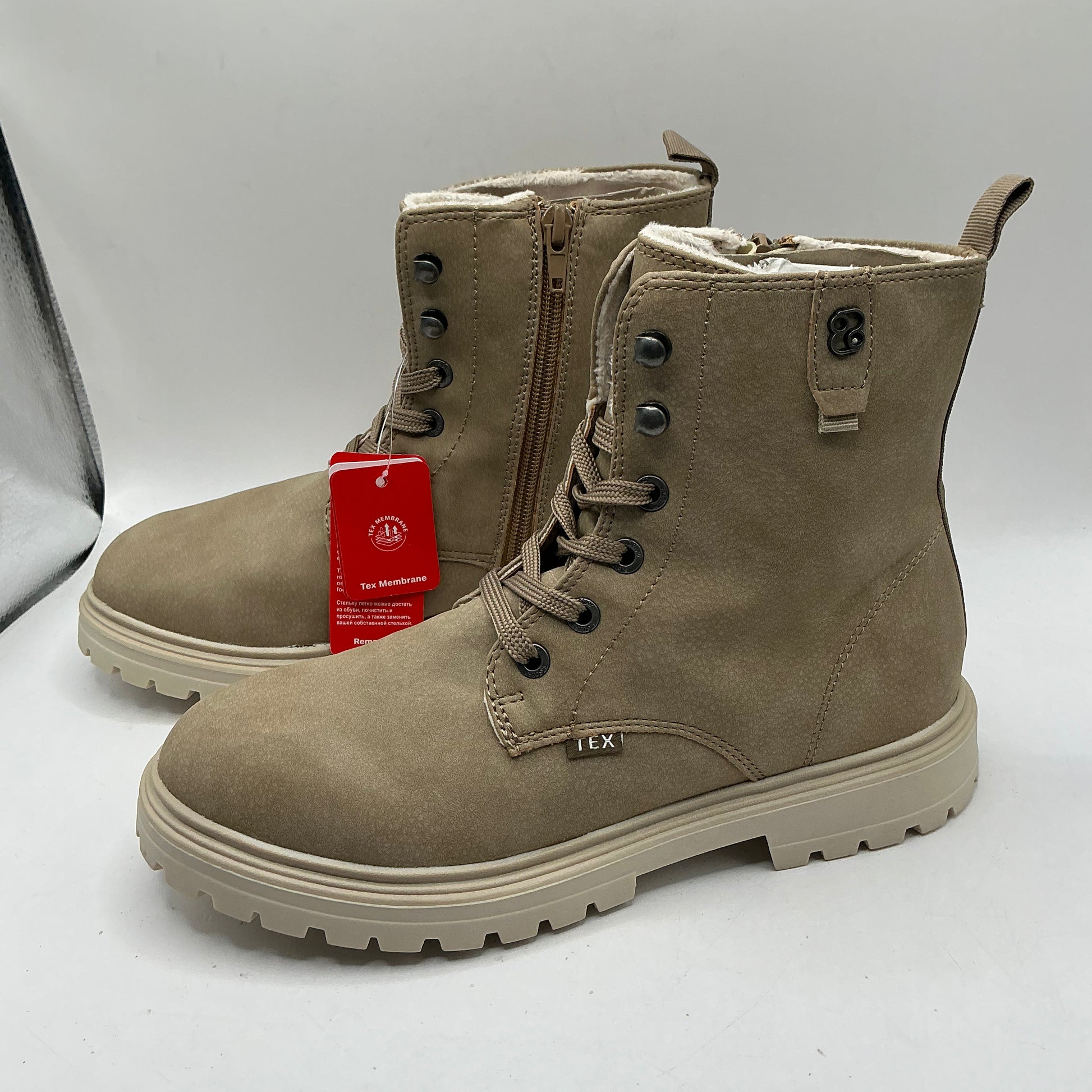 S.Oliver beige ankle boots with Tex Membrane