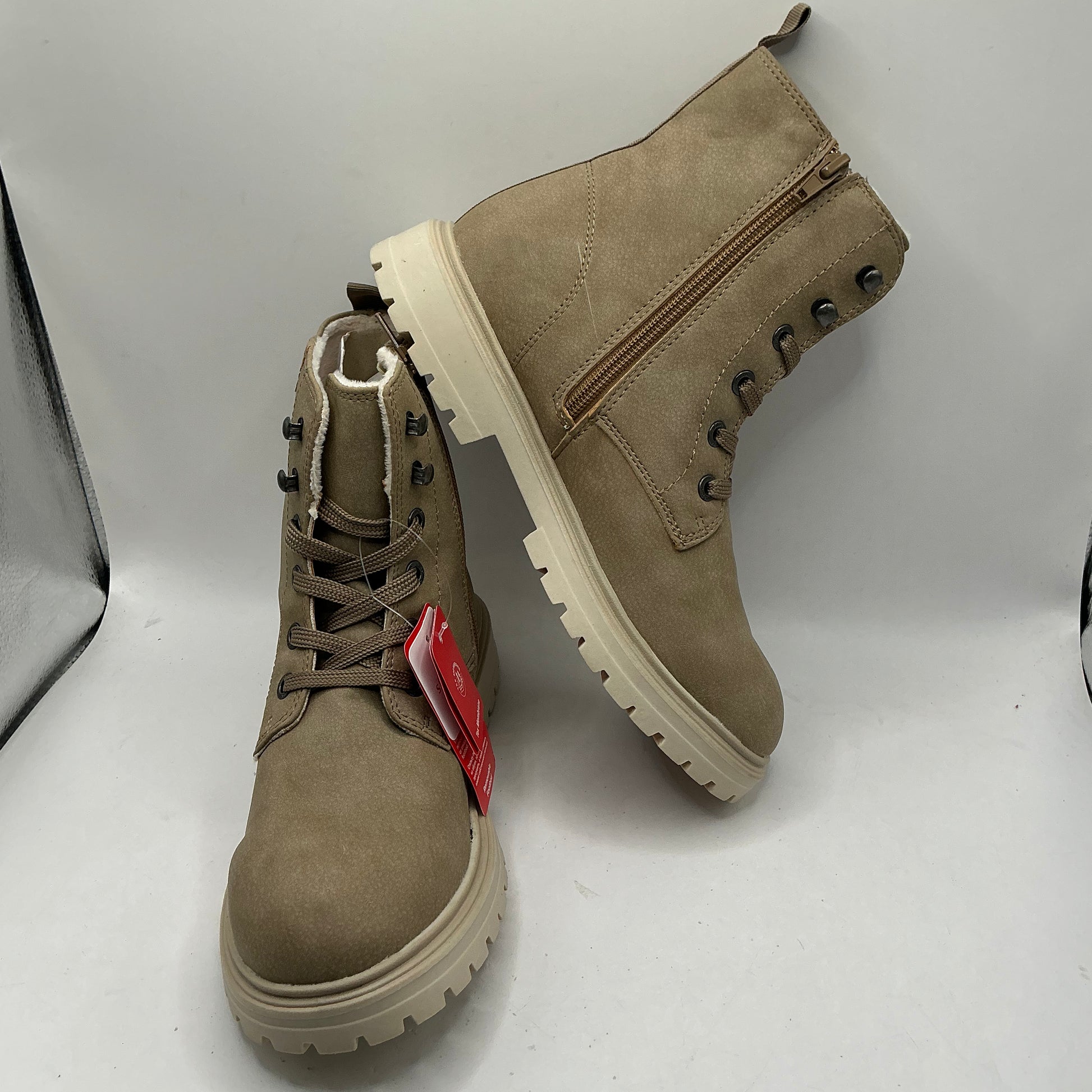 S.Oliver beige ankle boots with Tex Membrane