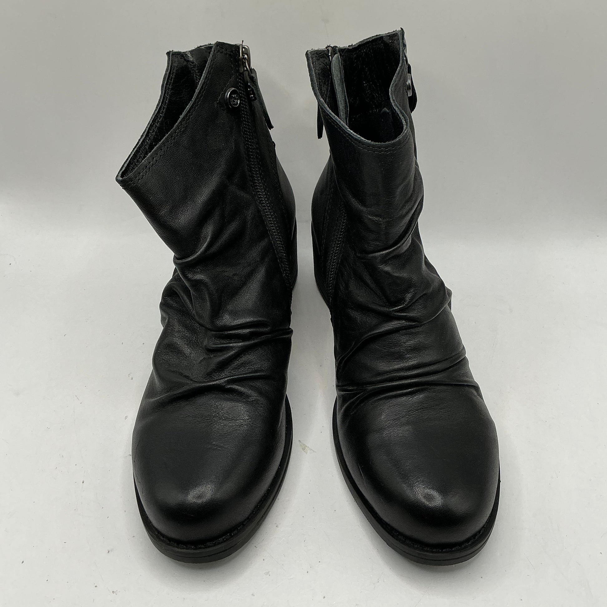 Ex Moda In Pelle - Ladies Black Leather Boots