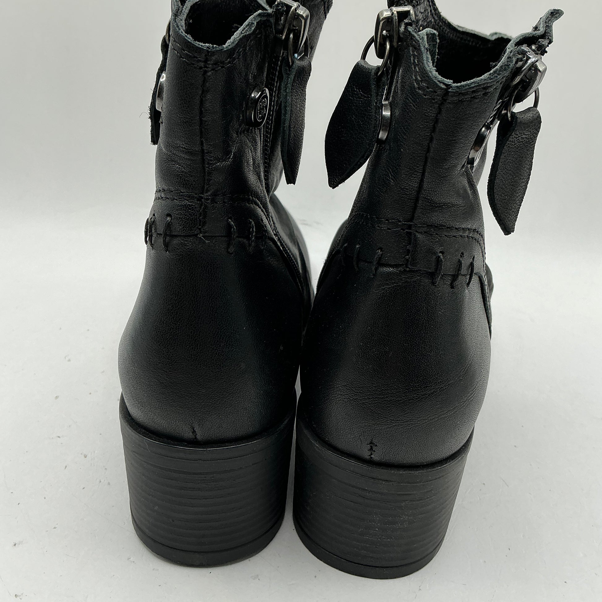 Ex Moda In Pelle - Ladies Black Leather Boots