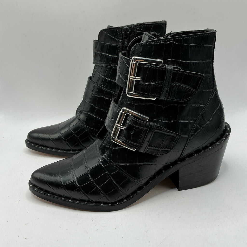 Kurt Geiger Boots - Ladies Black Leather Cowboy Boots
