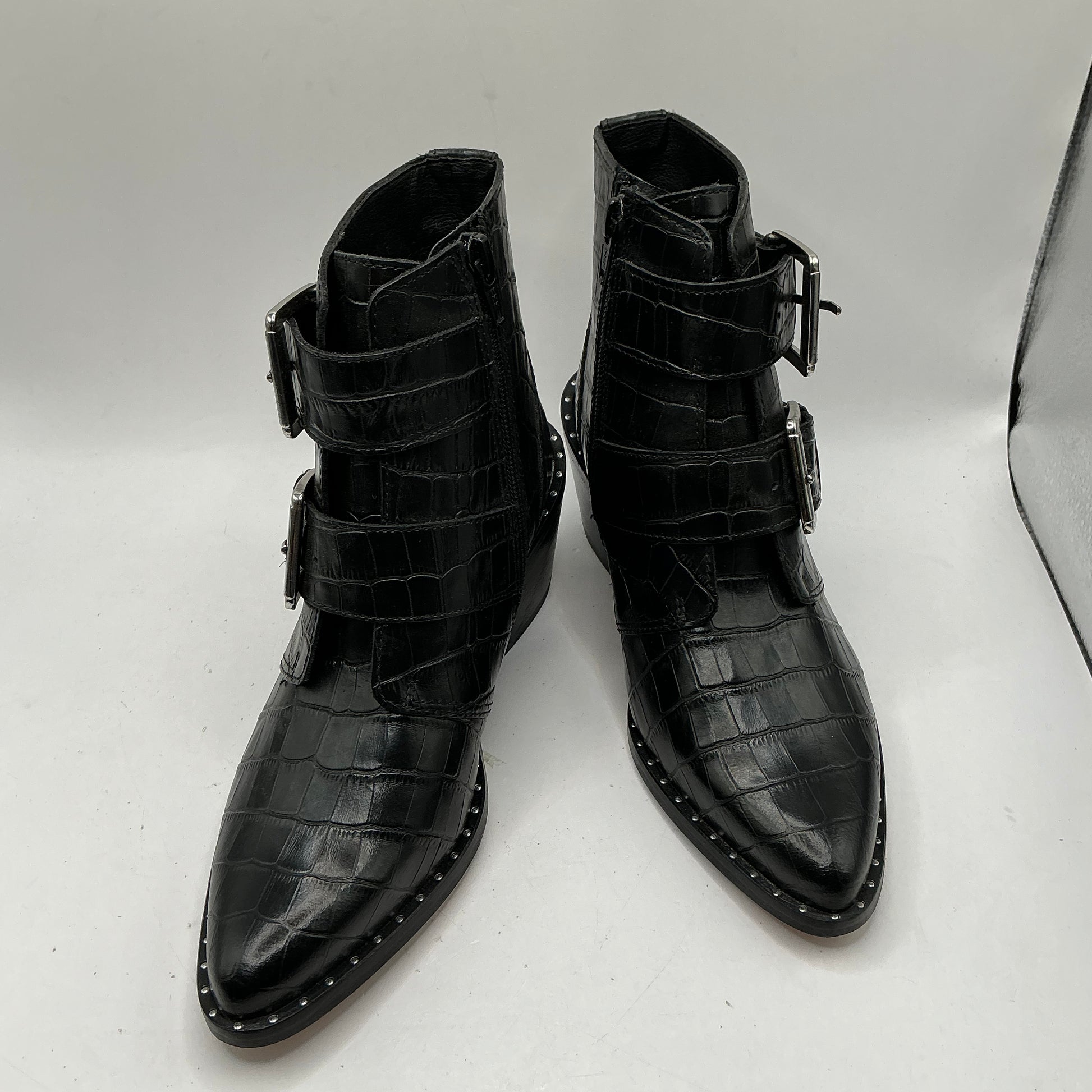 Kurt Geiger Boots - Ladies Black Leather Cowboy Boots