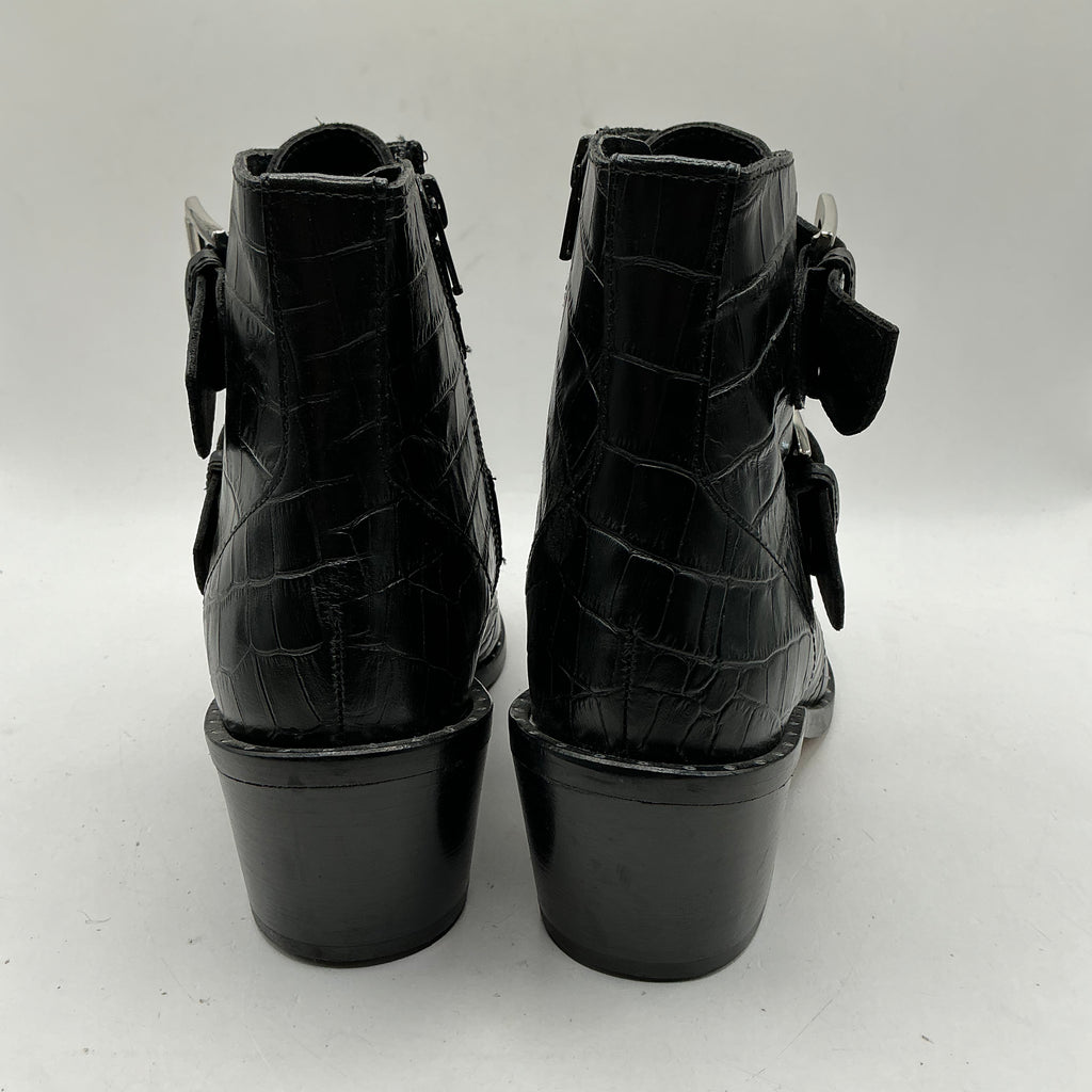 Kurt Geiger Boots - Ladies Black Leather Cowboy Boots