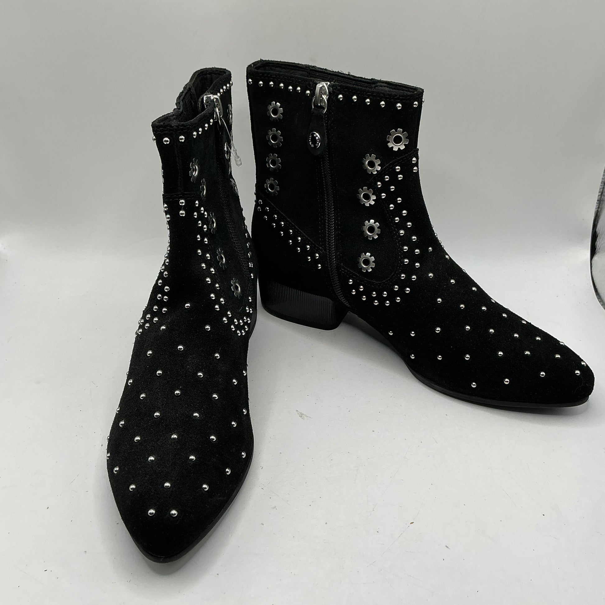 Geox ladies black suede boots