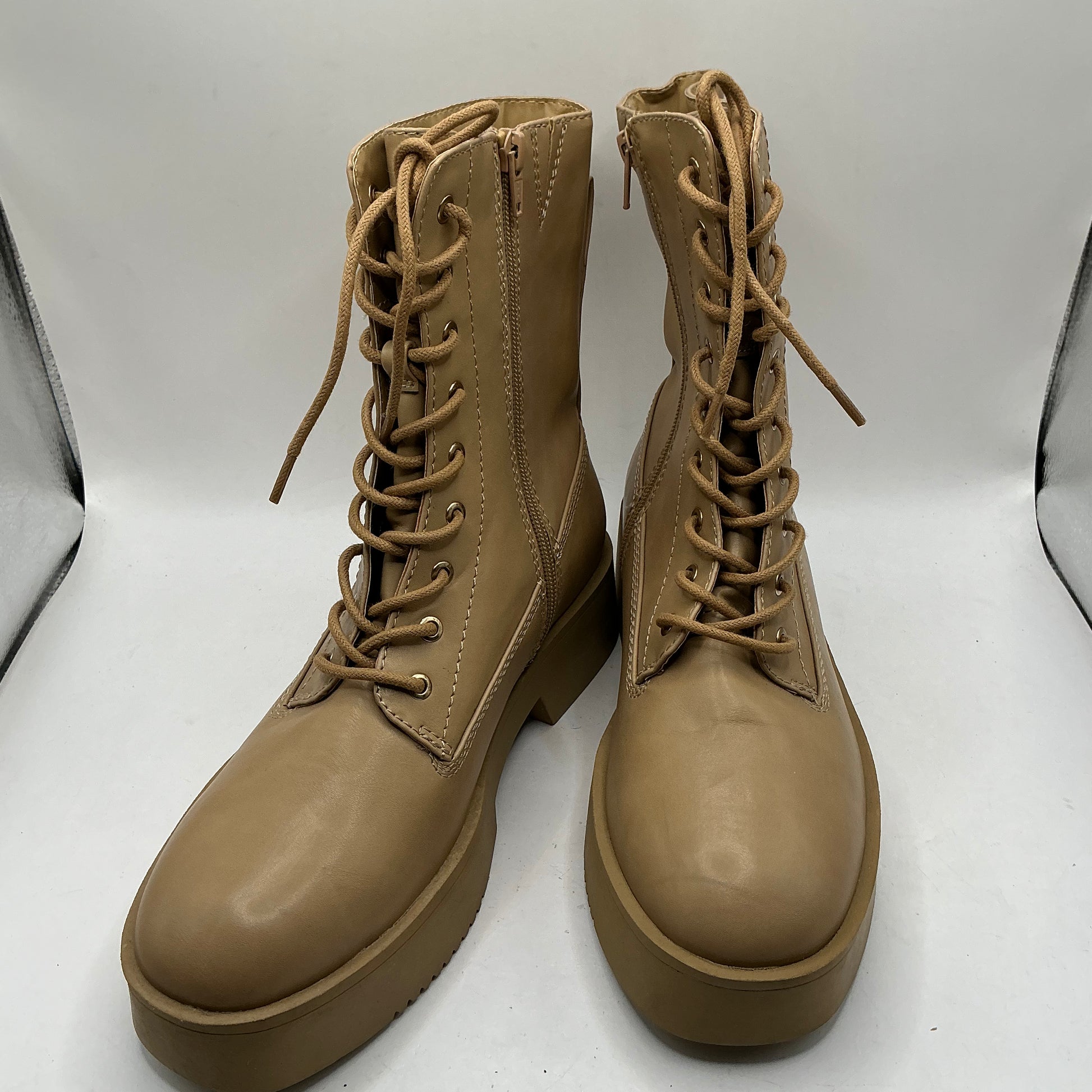 Ex M&S Chunky Lace up Ankle Boots