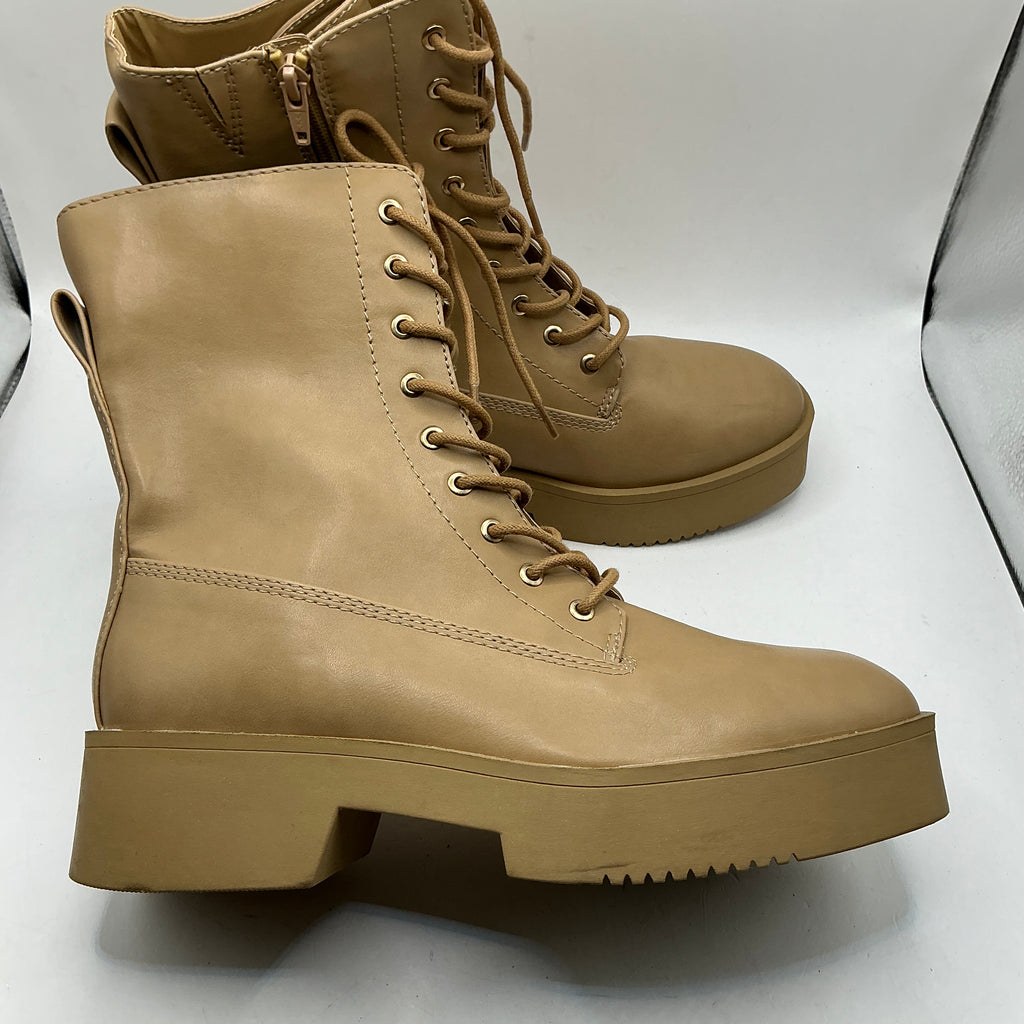 Ex M&S Chunky Lace up Ankle Boots