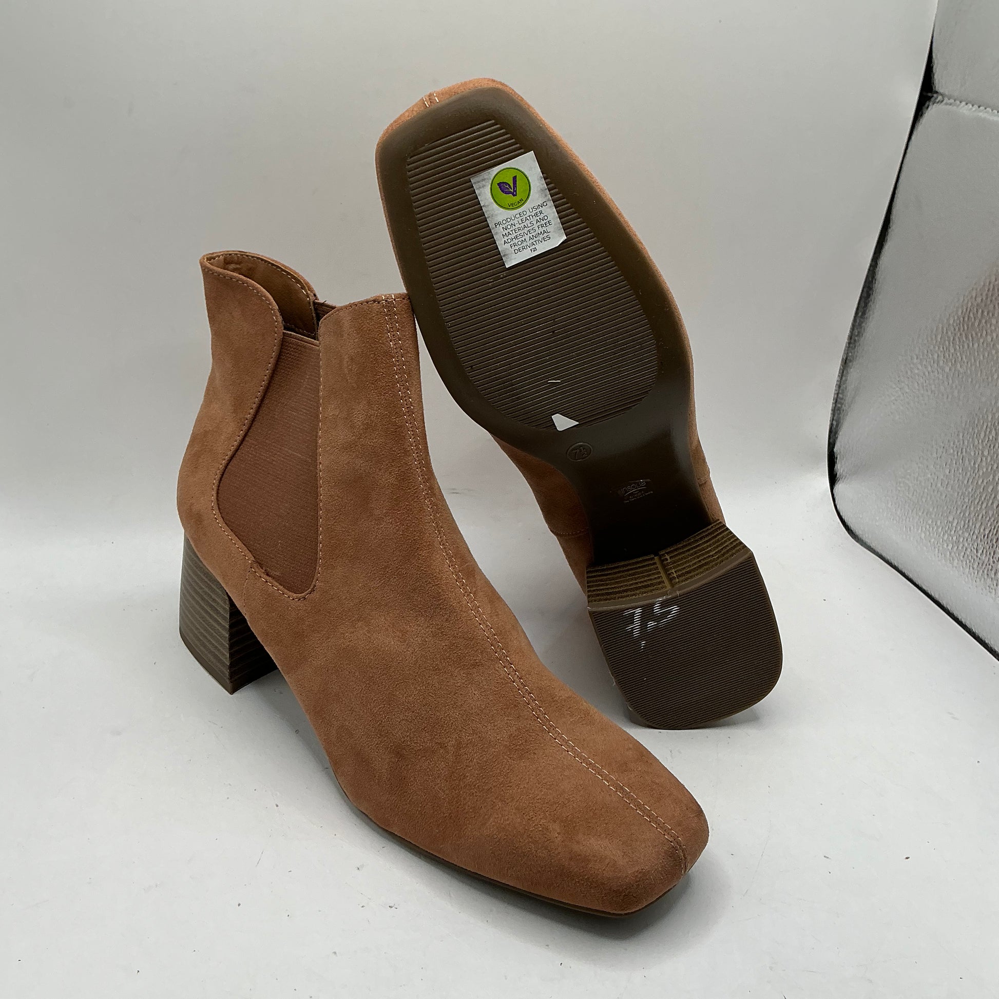Ex M&S Pinky Brown Chelsea Boots