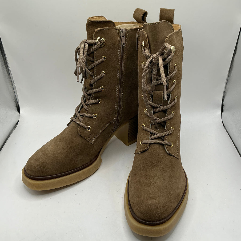 Tamaris Cigar suede ankle boots with chunky heel